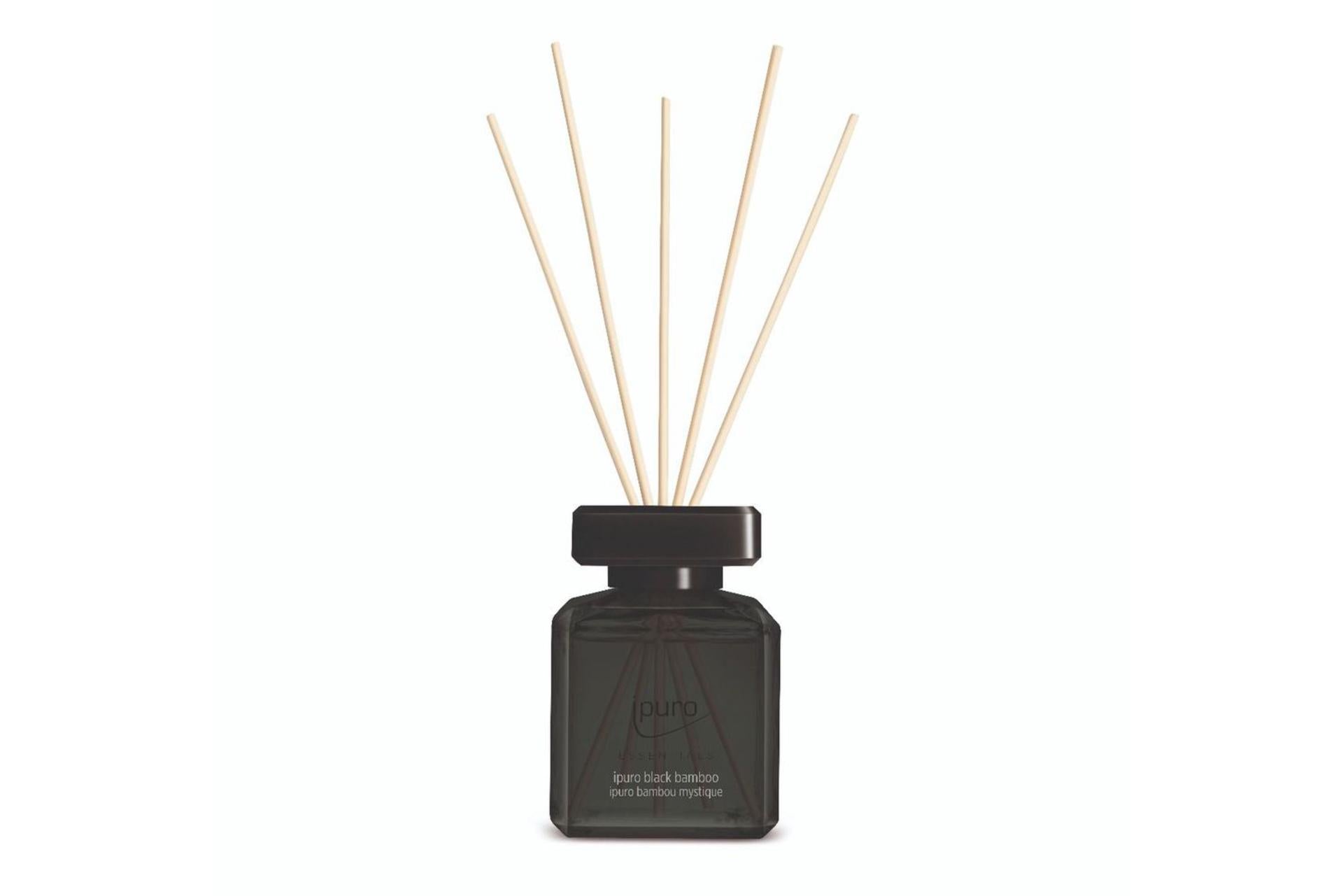 Ipuro Diffusore Profumazione 200 ml Black Bamboo Con Bastoncini - Gries Deco