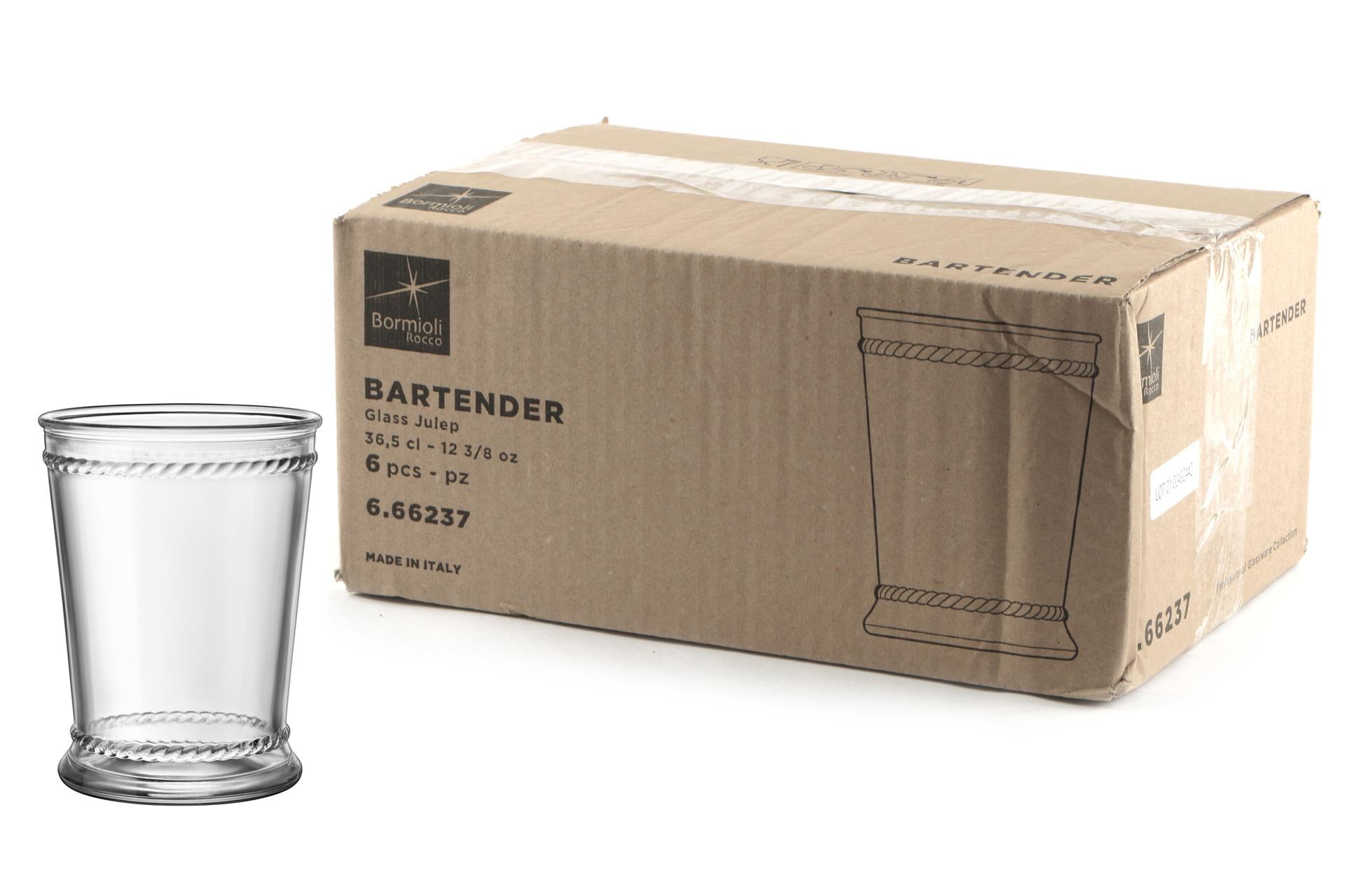 Bormioli Rocco Bartender Julep Bicchiere Cocktail 36,5 cl - Linea Cocktail d'Autore - Set 6 Pz