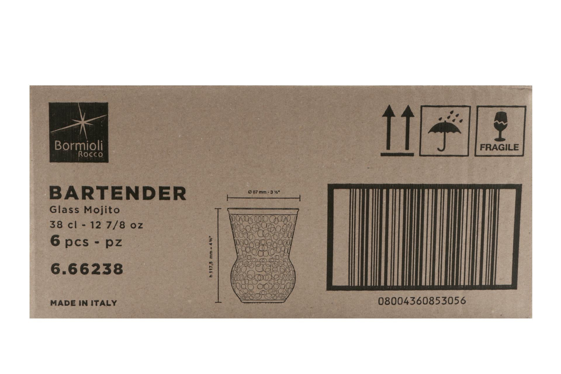 Bormioli Rocco Bartender Mojito Bicchiere Cocktail 38 cl - Linea Cocktail d'Autore - Set 6 Pz 5