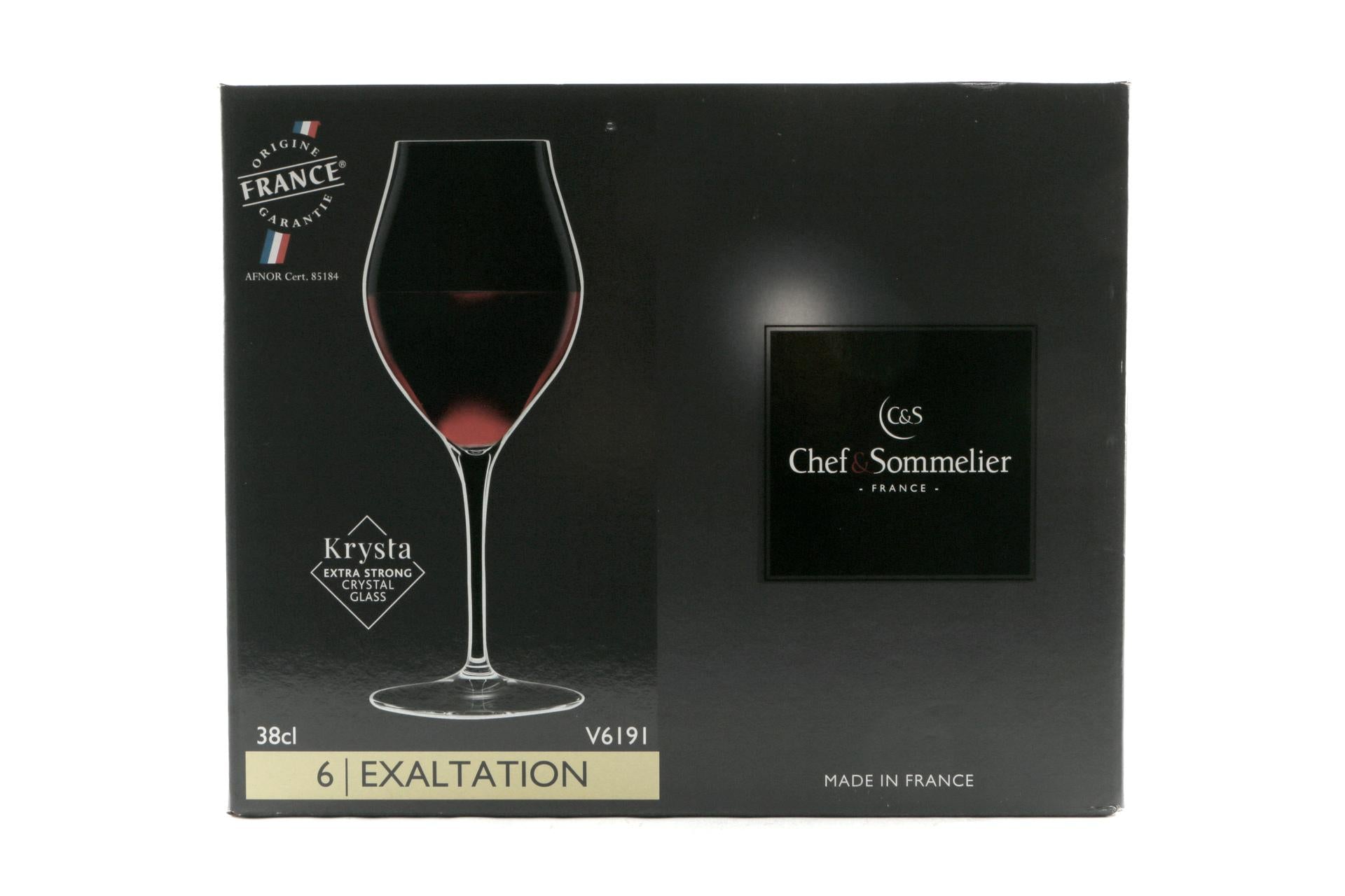 Arcoroc Exaltation Calice Vino 38 cl - Collezione Elegante e Innovativa Con Trattamento Effervescenza - Set 6 Pz 4