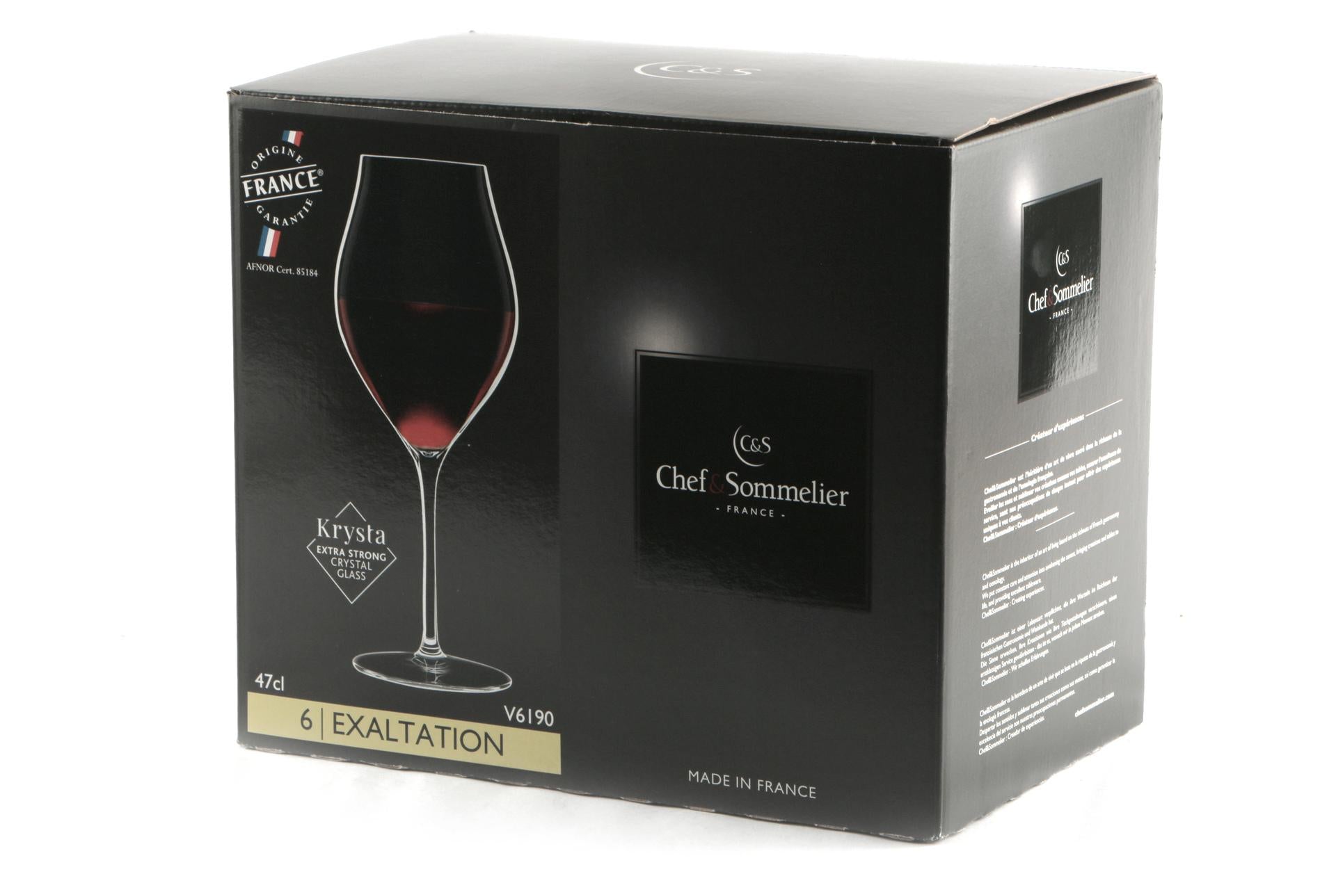 Arcoroc Exaltation Calice Vino 47 cl - Collezione Elegante e Innovativa Con Trattamento Effervescenza Brevettato - Set 6 Pz 3