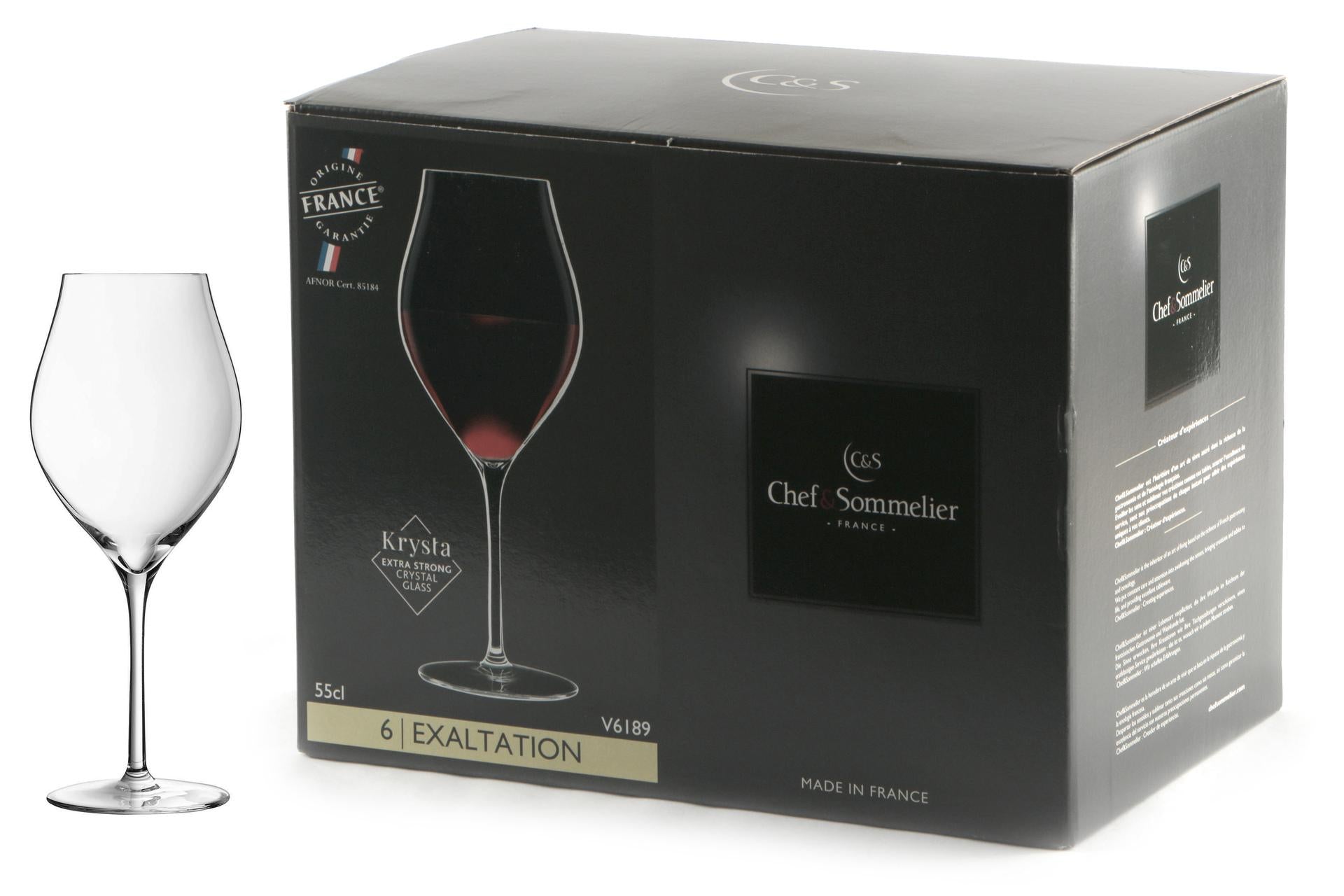 Arcoroc Exaltation Calice Vino 55 cl - Collezione Elegante e Innovativa - Set 6 Pz
