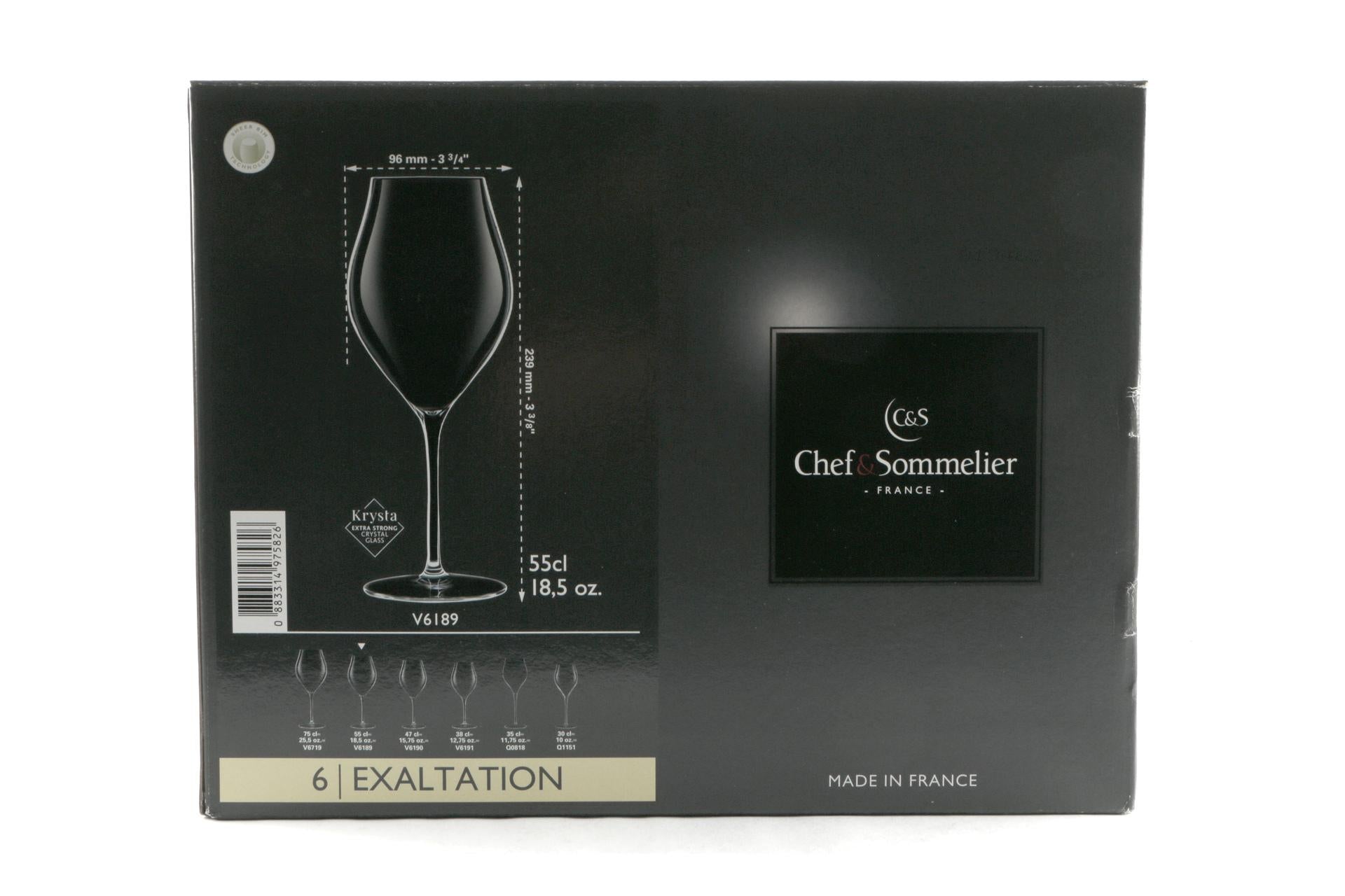 Arcoroc Exaltation Calice Vino 55 cl - Collezione Elegante e Innovativa - Set 6 Pz 5