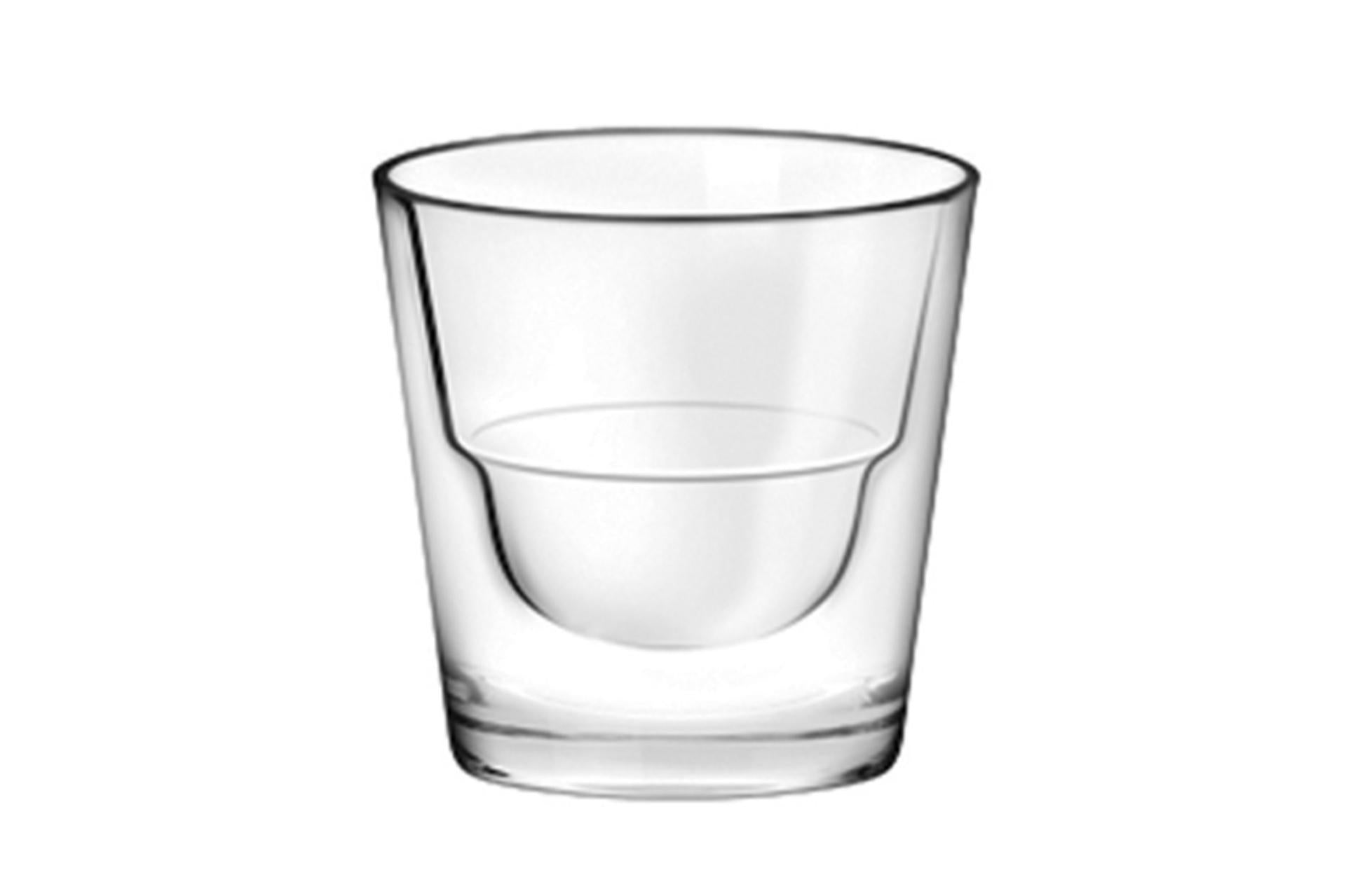 Borgonovo Conic Set 12 Bicchieri Amaro 13.5 cl Impilabili - Bicchieri Classici per Amari, Digestivi e Liquori - Set 12 Pz