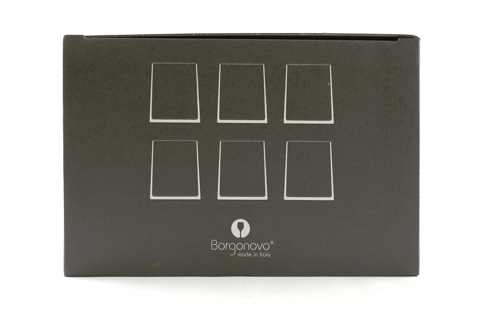 Borgonovo Elixir Set 6 Bicchieri DOF 35 cl - Vetro Soffiato Extra White Made in Italy - Set 6 Pz 6