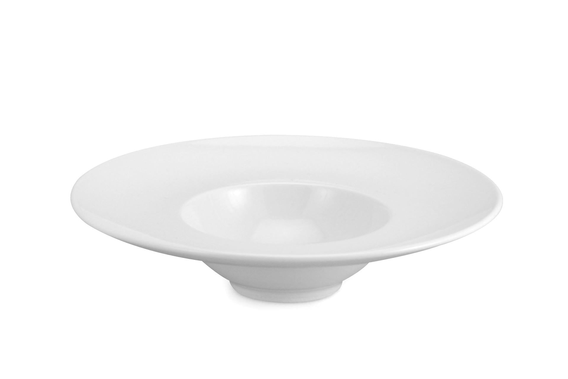 Saturnia Napoli Pasta Bowl Ø20 cm In Porcellana Bianca - Set 12 Pz