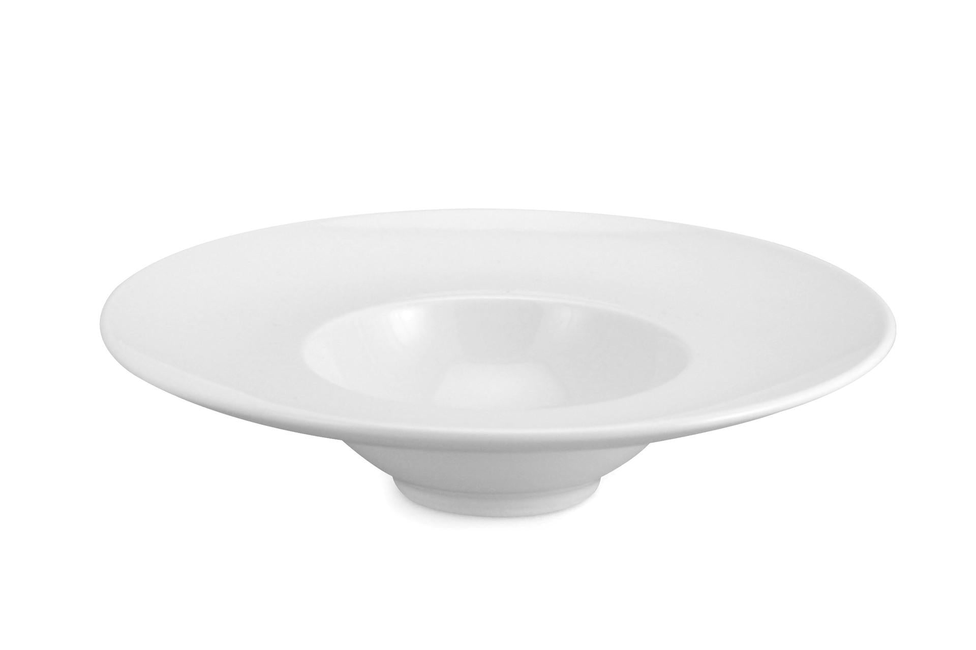 Saturnia Napoli Pasta Bowl Ø24 cm - Bianco In Porcellana - Set 6 Pz