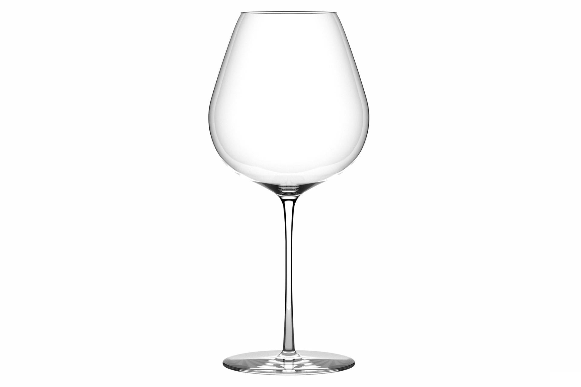 Stolzle Lausitz Fino Calice Burgundy 80.7 cl - H.24.5 cm In Vetro Leggero - Set 6 Pz