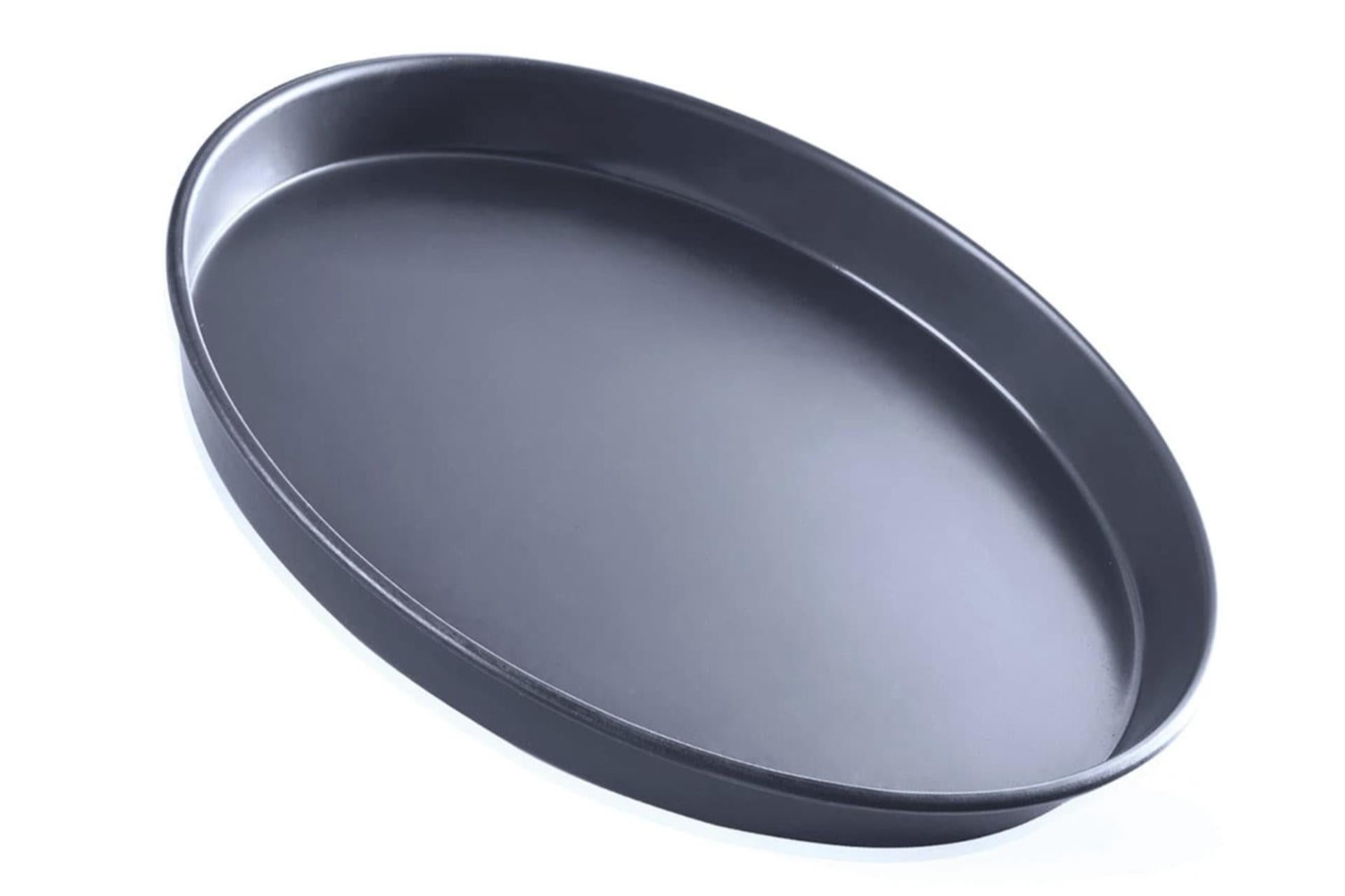 Cerutti Inox Teglia Tonda Ø22 cm - H.4 cm In Lamiera Blu Professionale Per Pizza