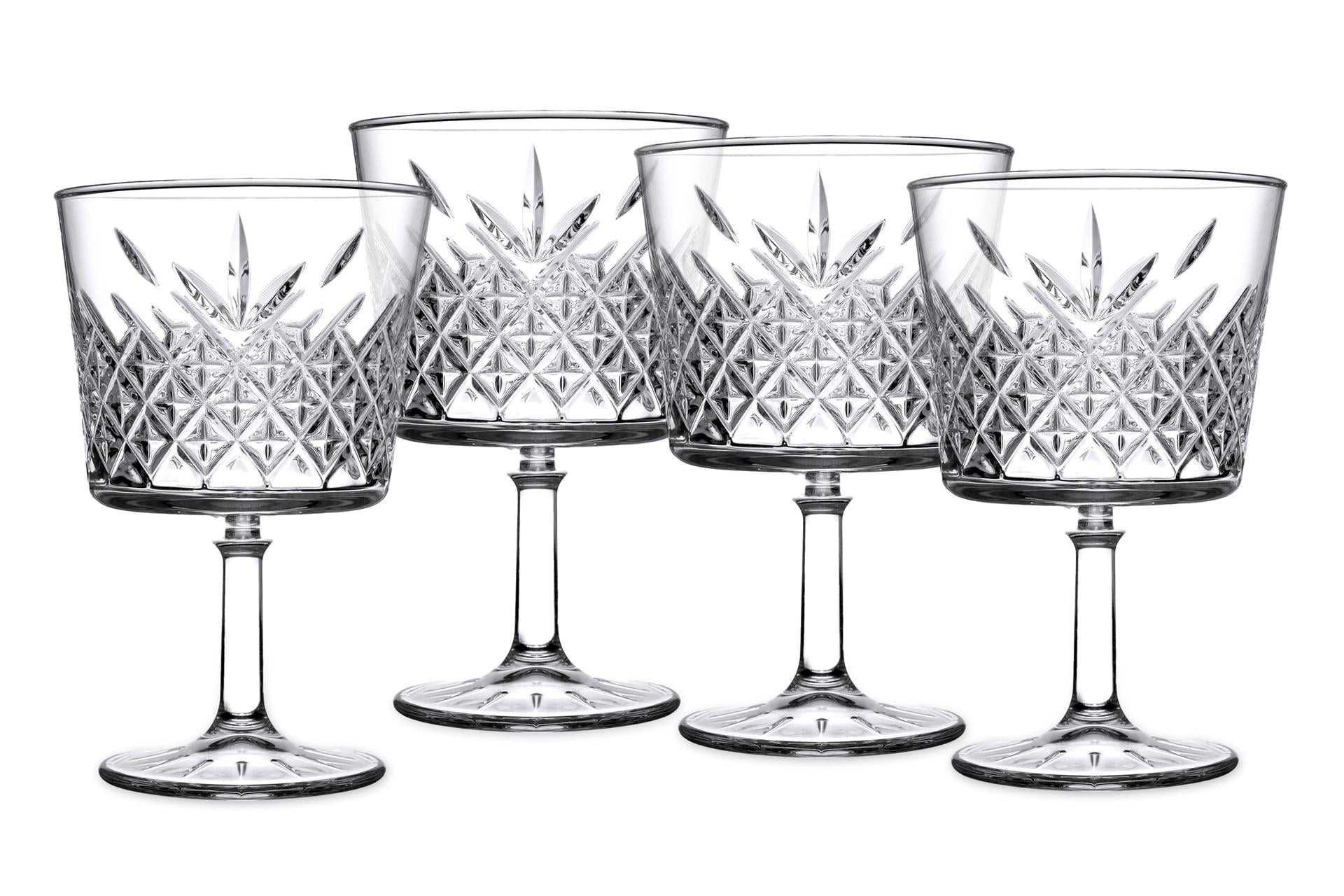Pasabahce Timeless Set 4 Calici Cocktail 26 cl - Stelo Basso H.13.4 cm - Set 4 Pz