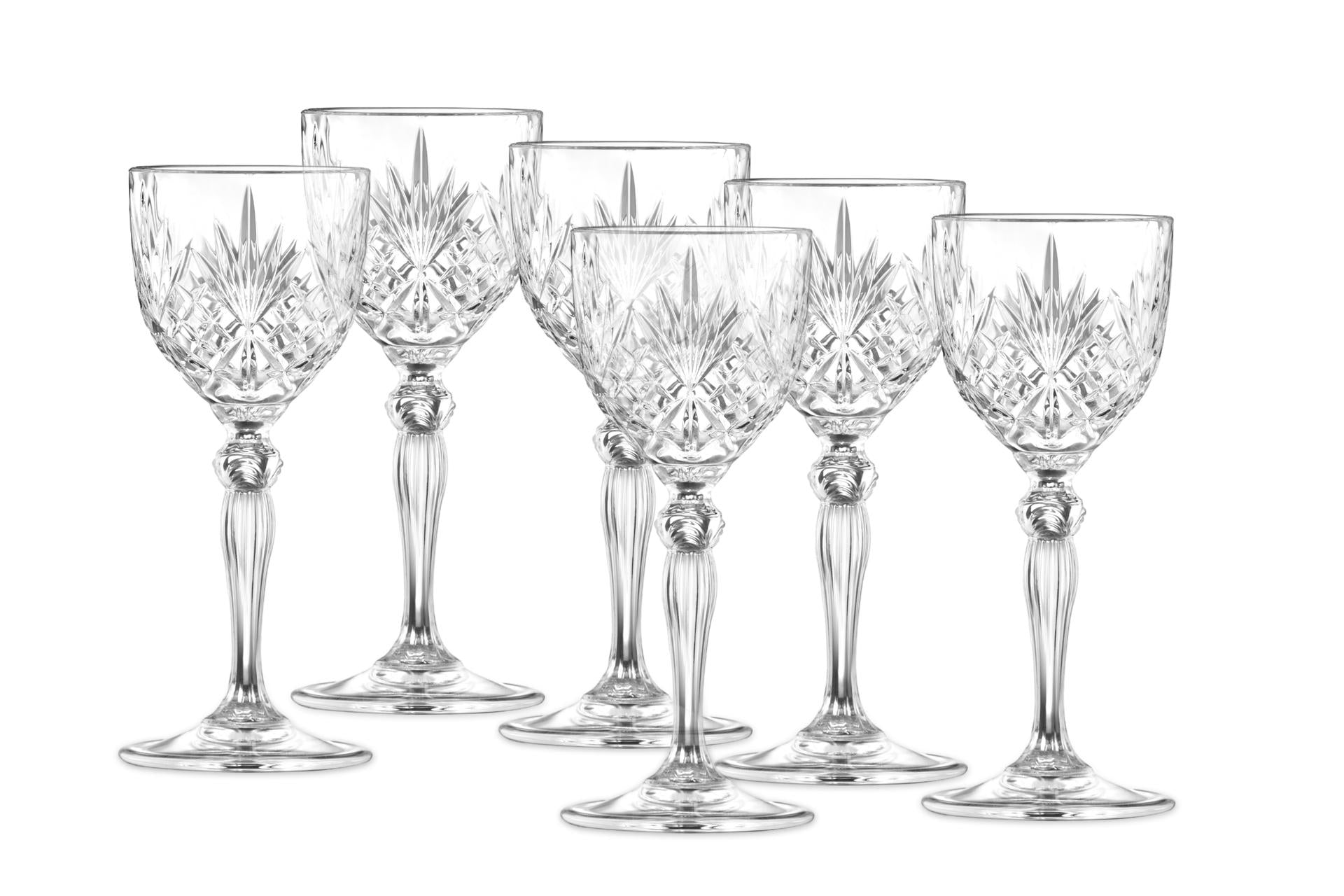 RCR Cristalleria Italiana Melodia Set 6 Calici Nick e Nora 14 cl - Set 6 Pz