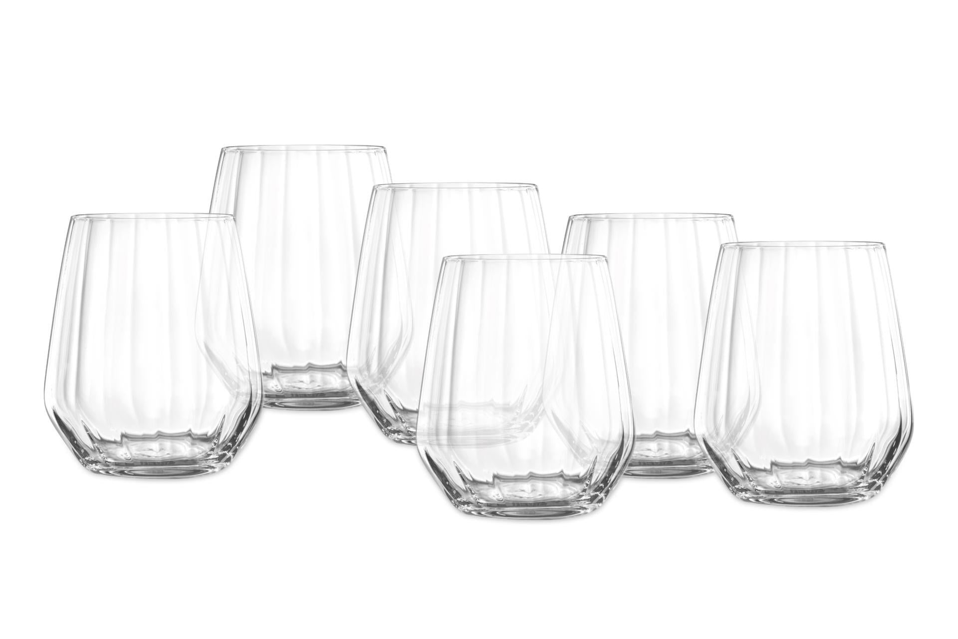 RCR Cristalleria Italiana Optiq Set 6 Bicchieri Acqua 43 cl - Set 6 Pz