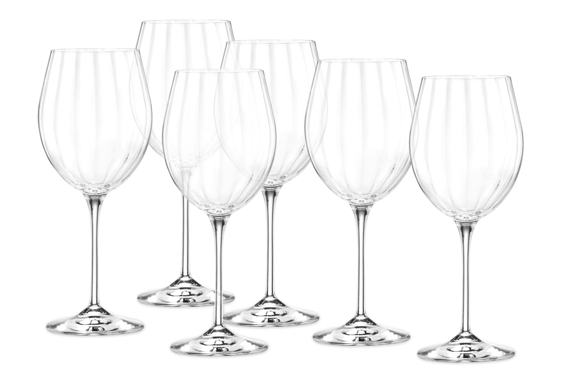 RCR Cristalleria Italiana Optiq Set 6 Calici Vino 65 cl - Set 6 Pz