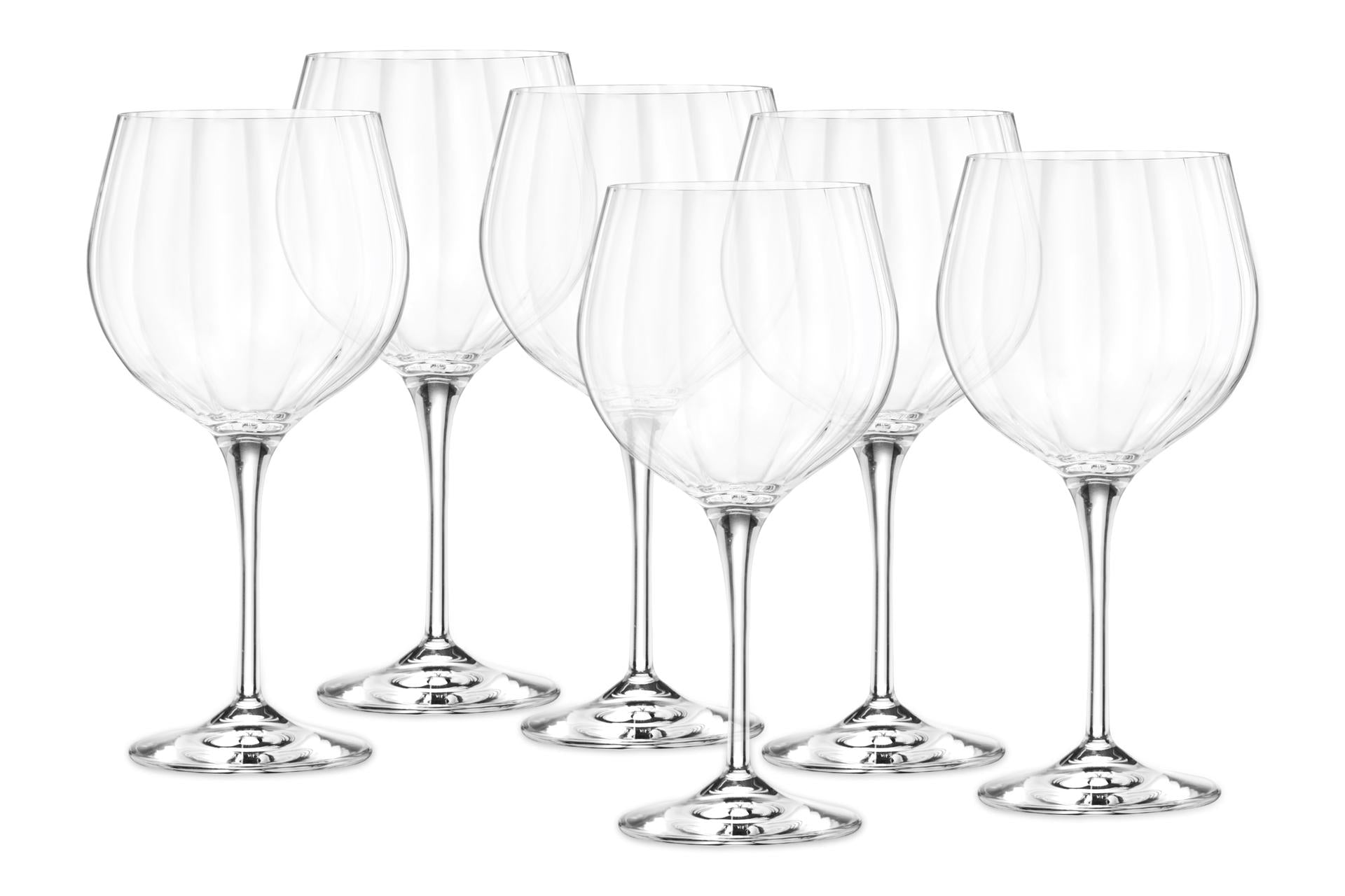 RCR Cristalleria Italiana Optiq Set 6 Calici Vino 67 cl - Linea Optiq - Set 6 Pz