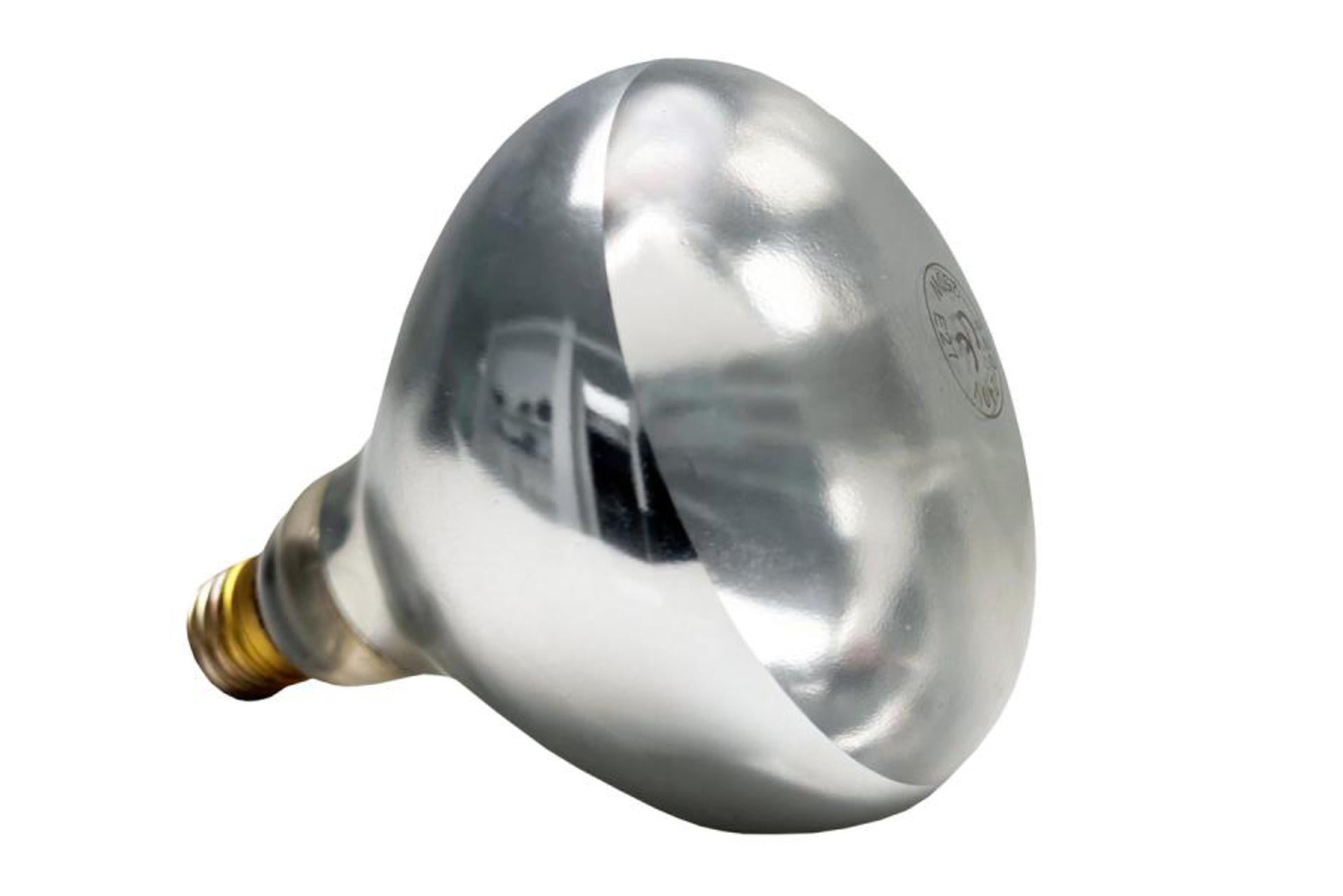 APS Bulbo Lampada Scaldavivande Infrarossi 250W - Presa E27 Luce Calda - Ricambio Faretto Infrarossi