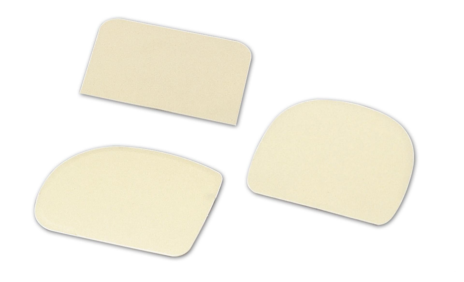 Thermohauser Raschietti Plastica 3 Pezzi - Tagliapasta In PP Avorio Resistente al Calore