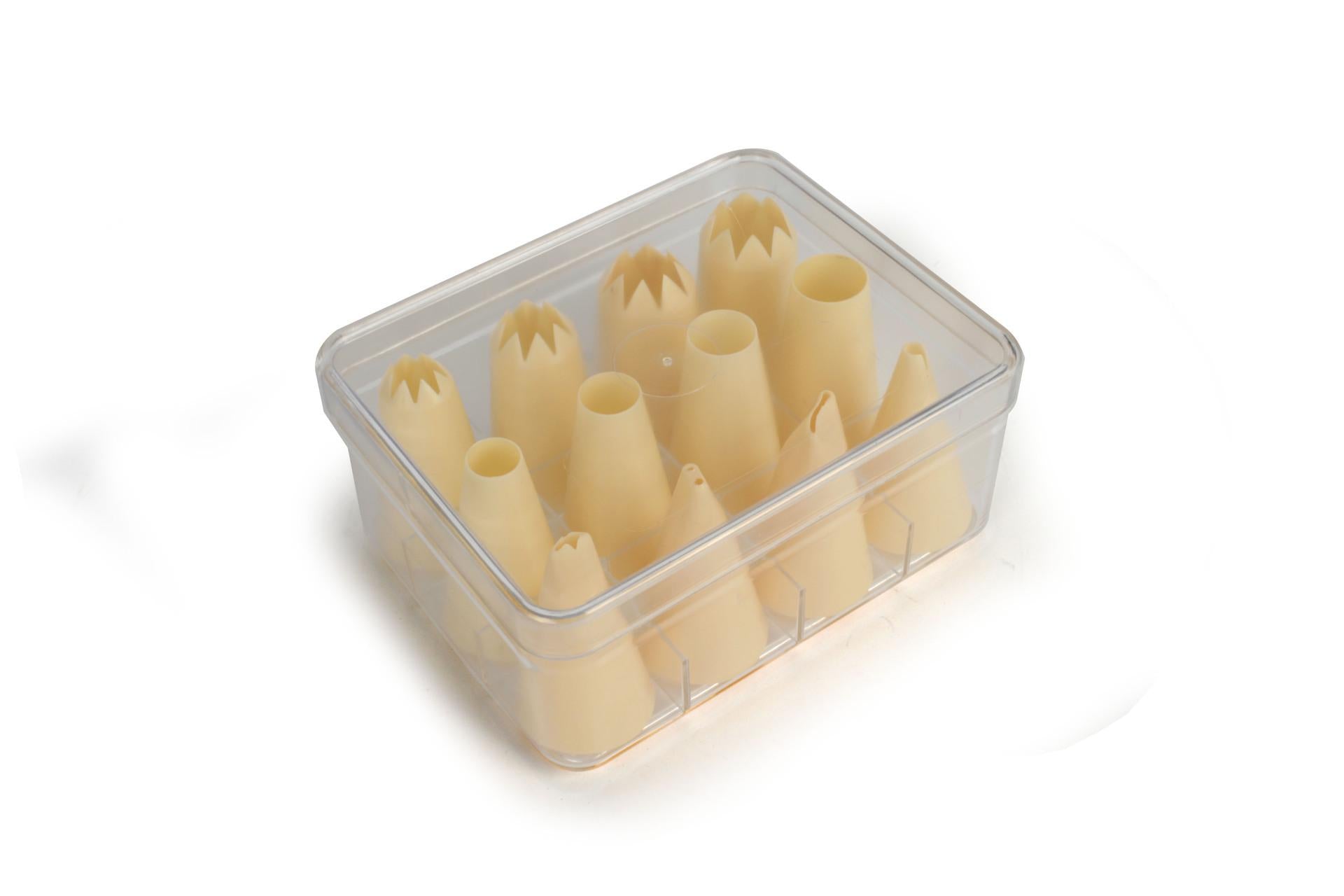 Thermohauser Set 12 Bocchette Larga Ø6 cm In Polipropilene Per Sac à Poche - Set 12 Pz