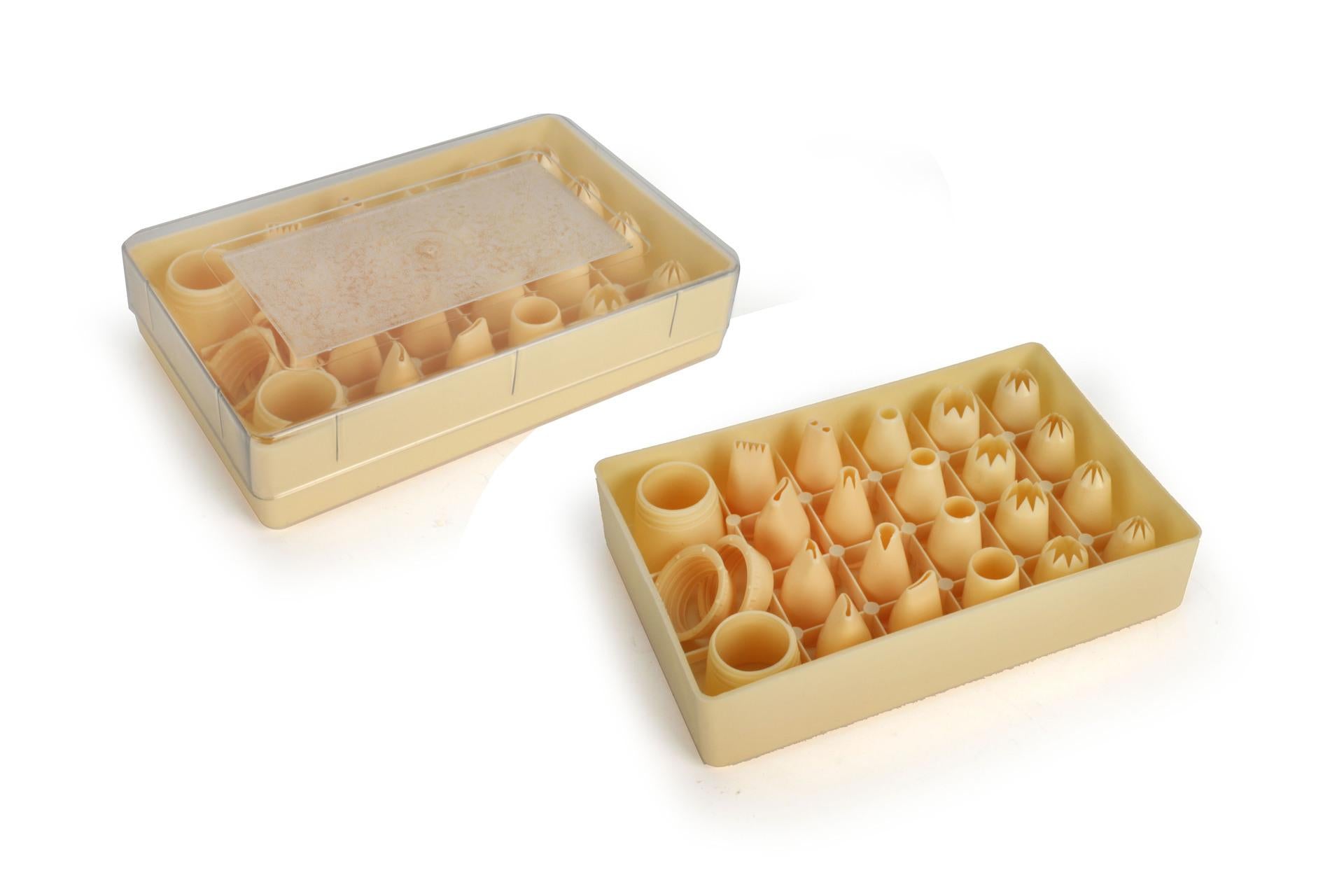 Thermohauser Set 20 Bocchette Varie Misure In Plastica Per Sac à Poche - Decorazioni Torte e Cupcakes - Set 20 Pz