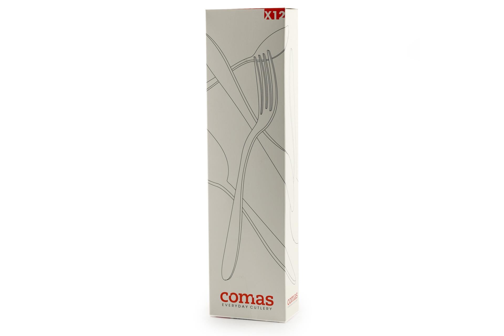 Comas Coltello Bistecca Inox 18/10 23 cm - Classica Collezione Finitura Lucida Spessore 3 mm - Set 12 Pz