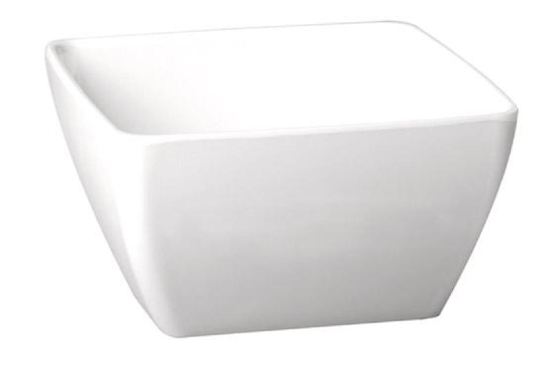 APS Friendly Bowl Insalatiera Ø25 cm - H12 cm 3.8L In Polietilene Bianco Impilabile Lavabile In Lavastoviglie 1