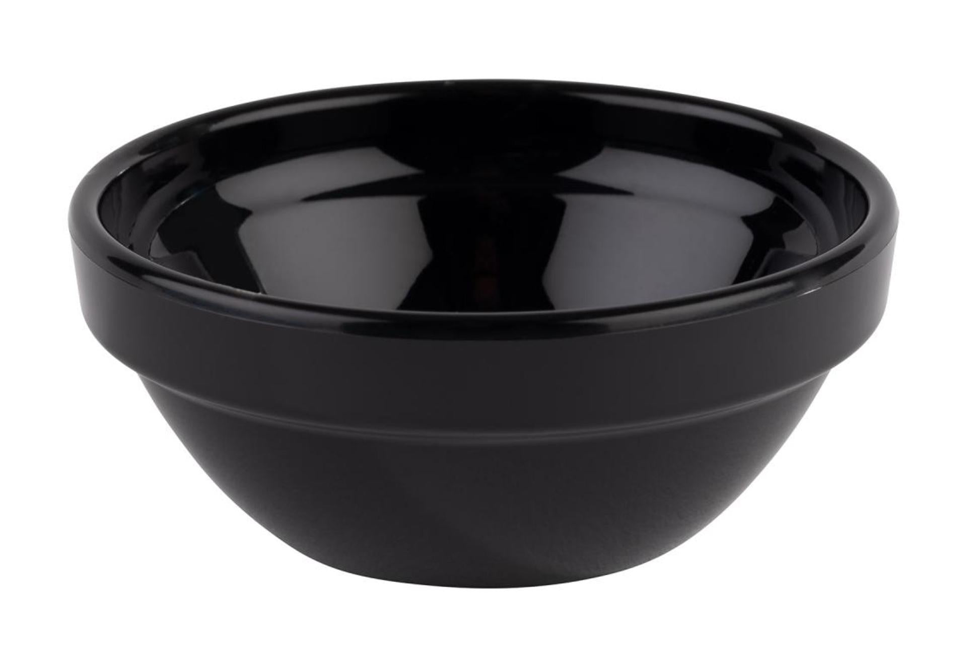 APS Friendly Bowl Coppetta Ø6 cm - H.2.5 cm In Polietilene Nero Impilabile e Lavabile In Lavastoviglie - Set 12 Pz 1