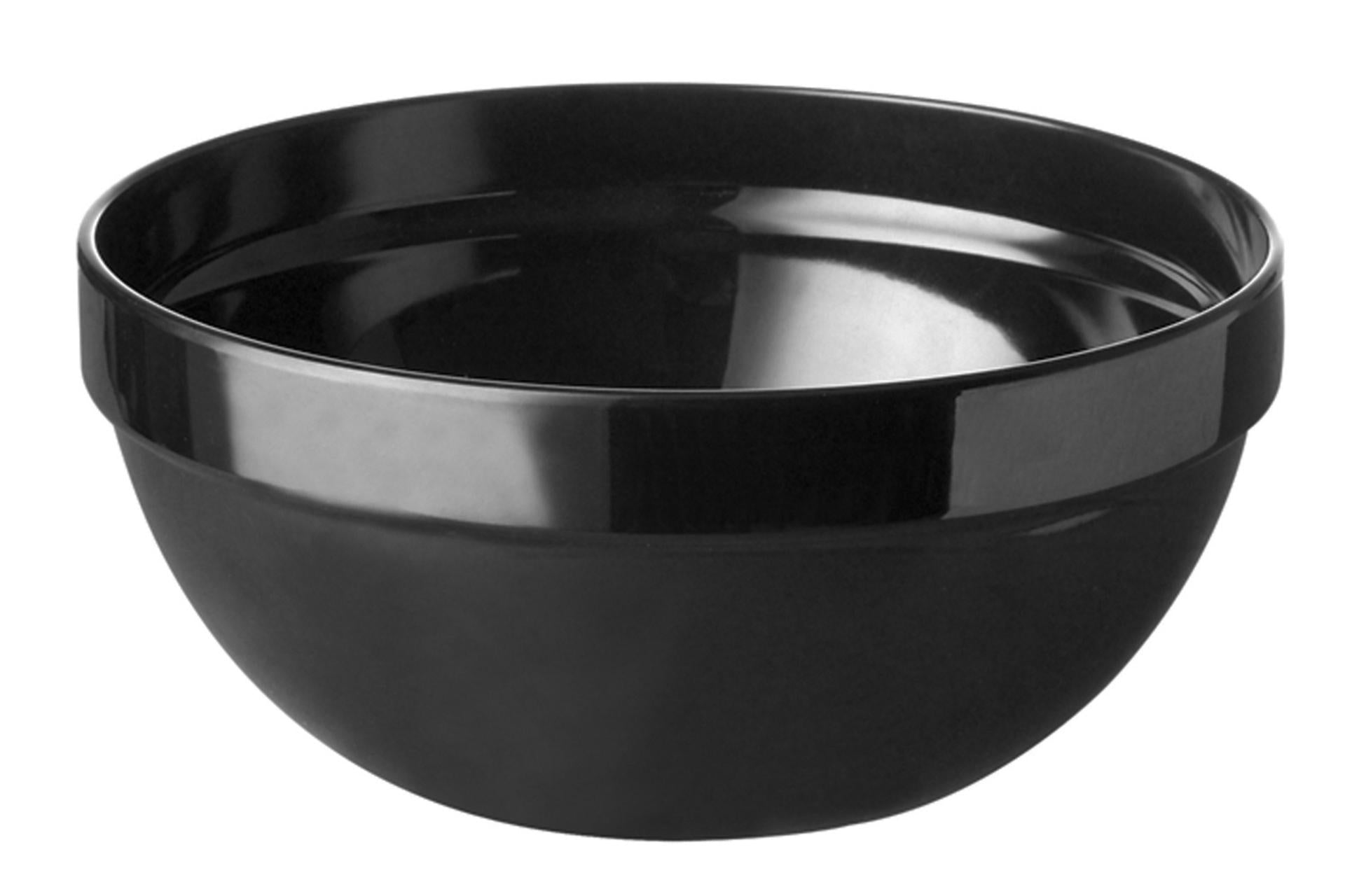 APS Friendly Bowl Coppetta Ø10 cm - H.4.5 cm In Polietilene Nero Impilabile Lavabile In Lavastoviglie 1