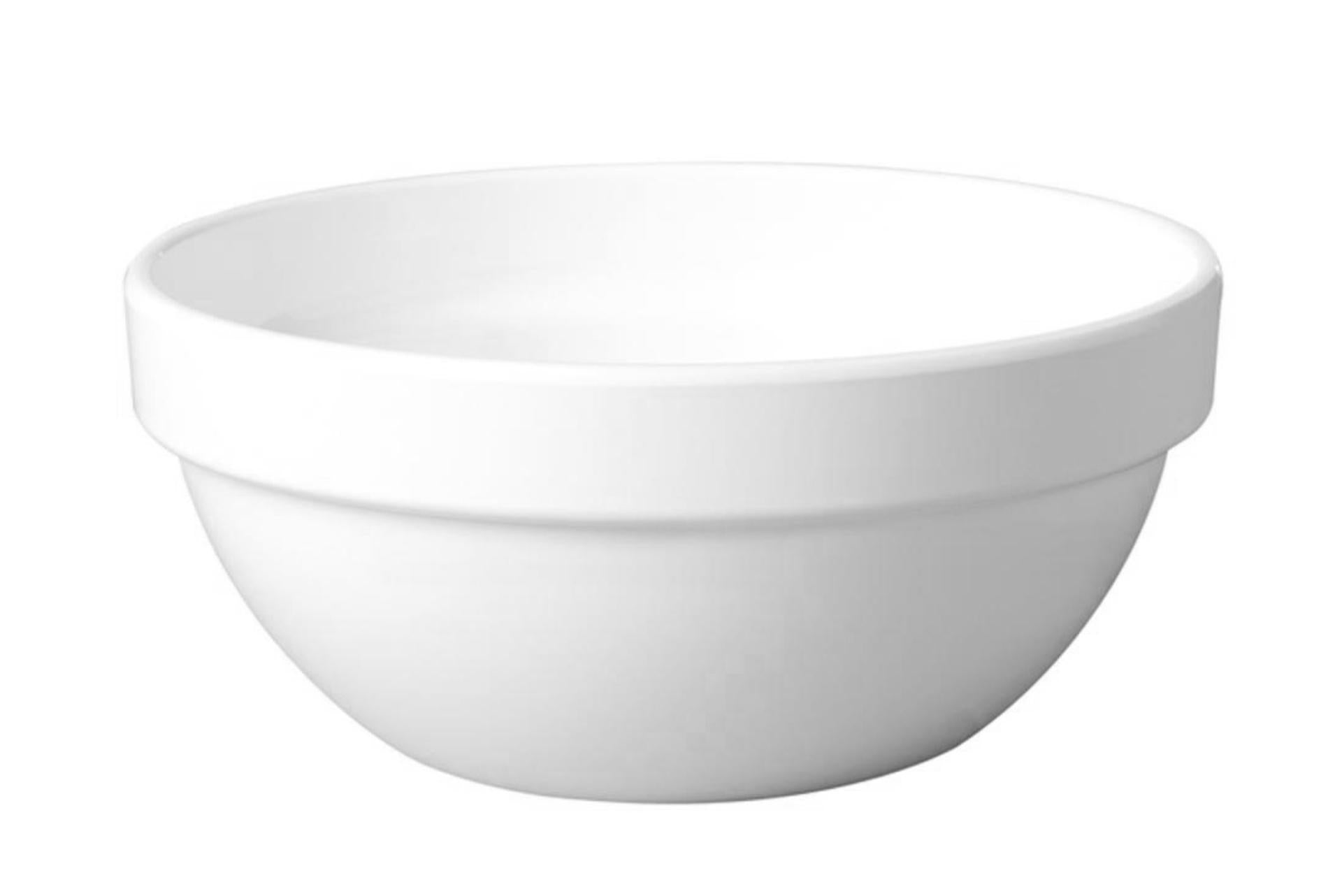 APS Friendly Bowl Coppetta Ø14 cm - H.6.5 cm In Polietilene Bianca Impilabile, Lavabile In Lavastoviglie 1