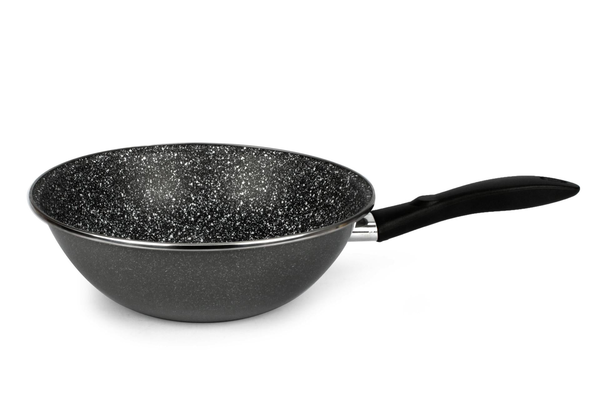 Vitrinor K2 Wok Ø20 cm In Acciaio Porcellanato Con Manico Ergonomico e Rivestimento Antiaderente