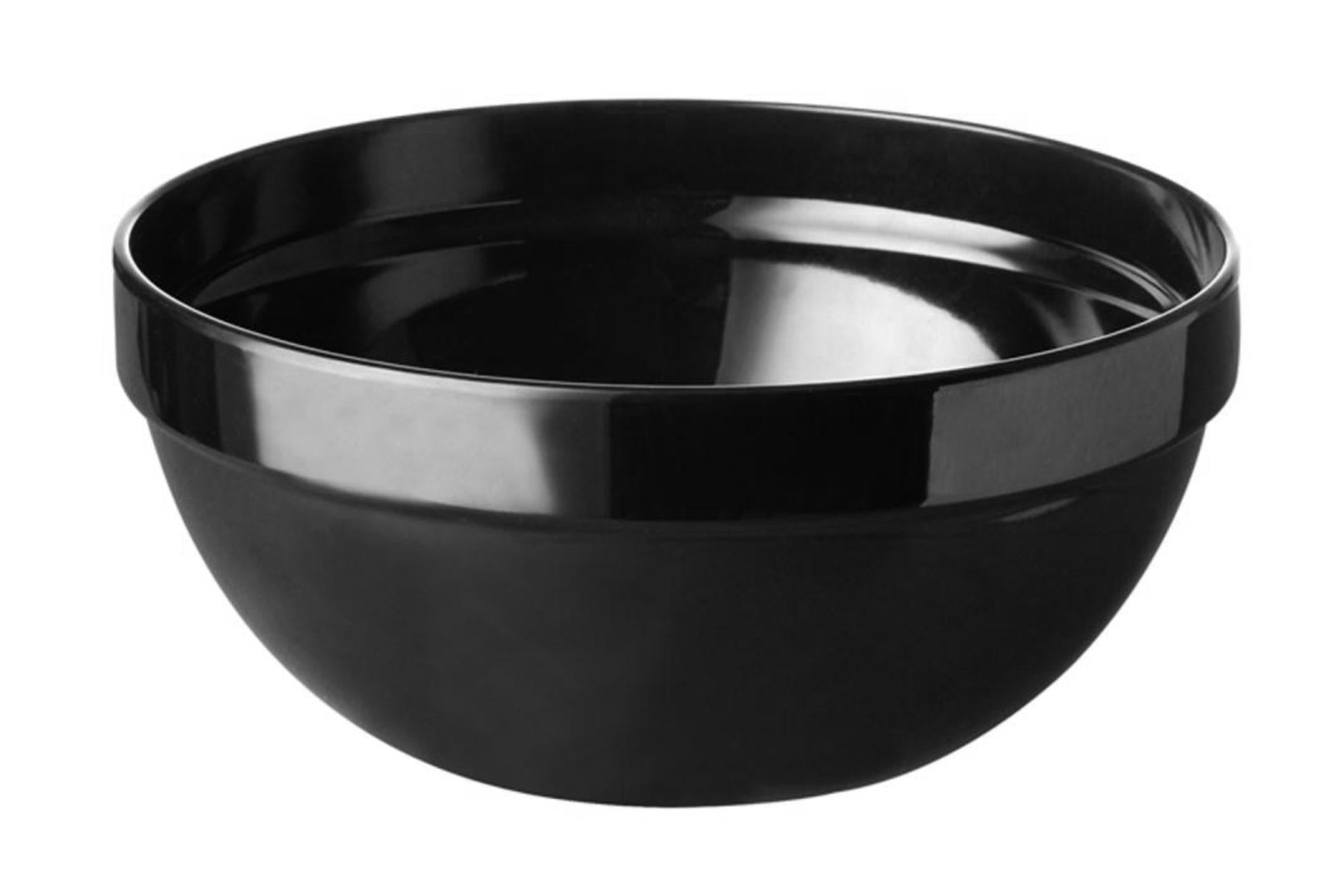 APS Friendly Bowl Coppetta Ø20 cm - H.9 cm 1.2L In Polietilene Nero Impilabile Lavabile In Lavastoviglie 1