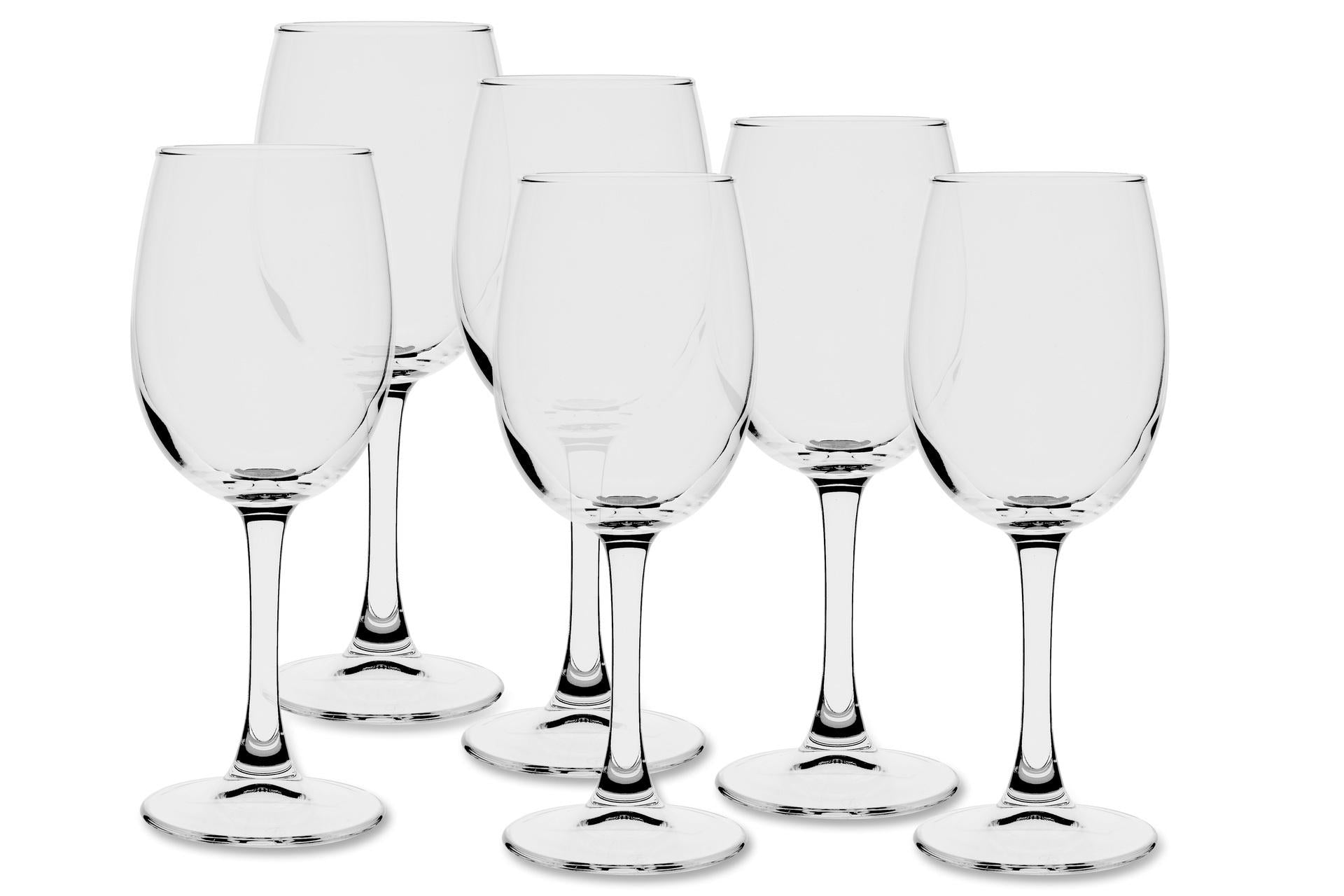 Pasabahce Palomino Set 6 Calici Vino Bianco 35 cl In Vetro Temperato - Set 6 Pz