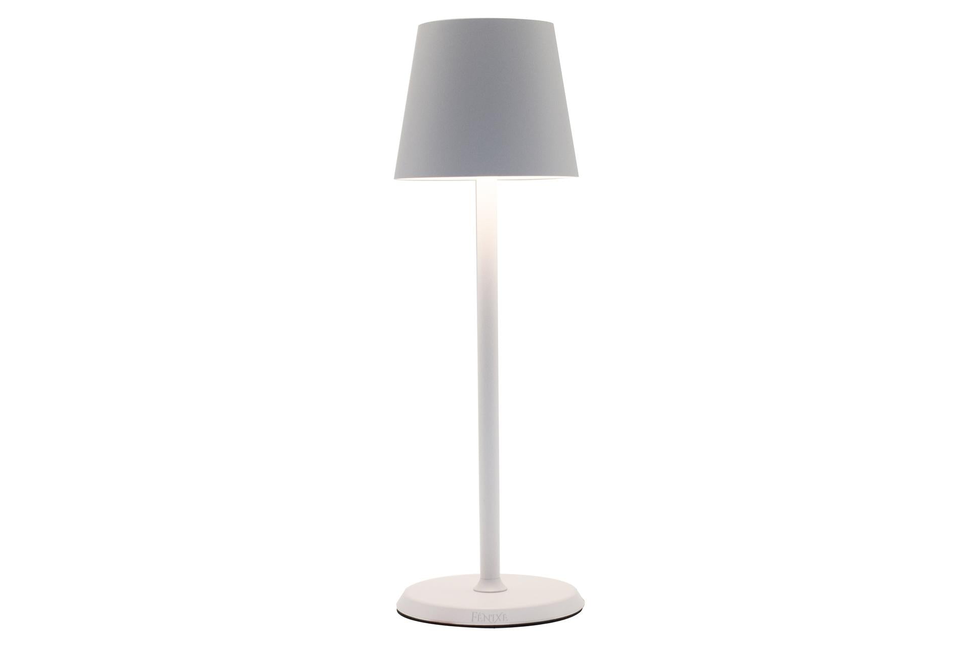 Import Tavola Professional Lumiere Round Lampada da Tavolo LED Bianca Ø10 x H34 cm - Ricaricabile, Dimmerabile, IP54 per Interno ed Esterno