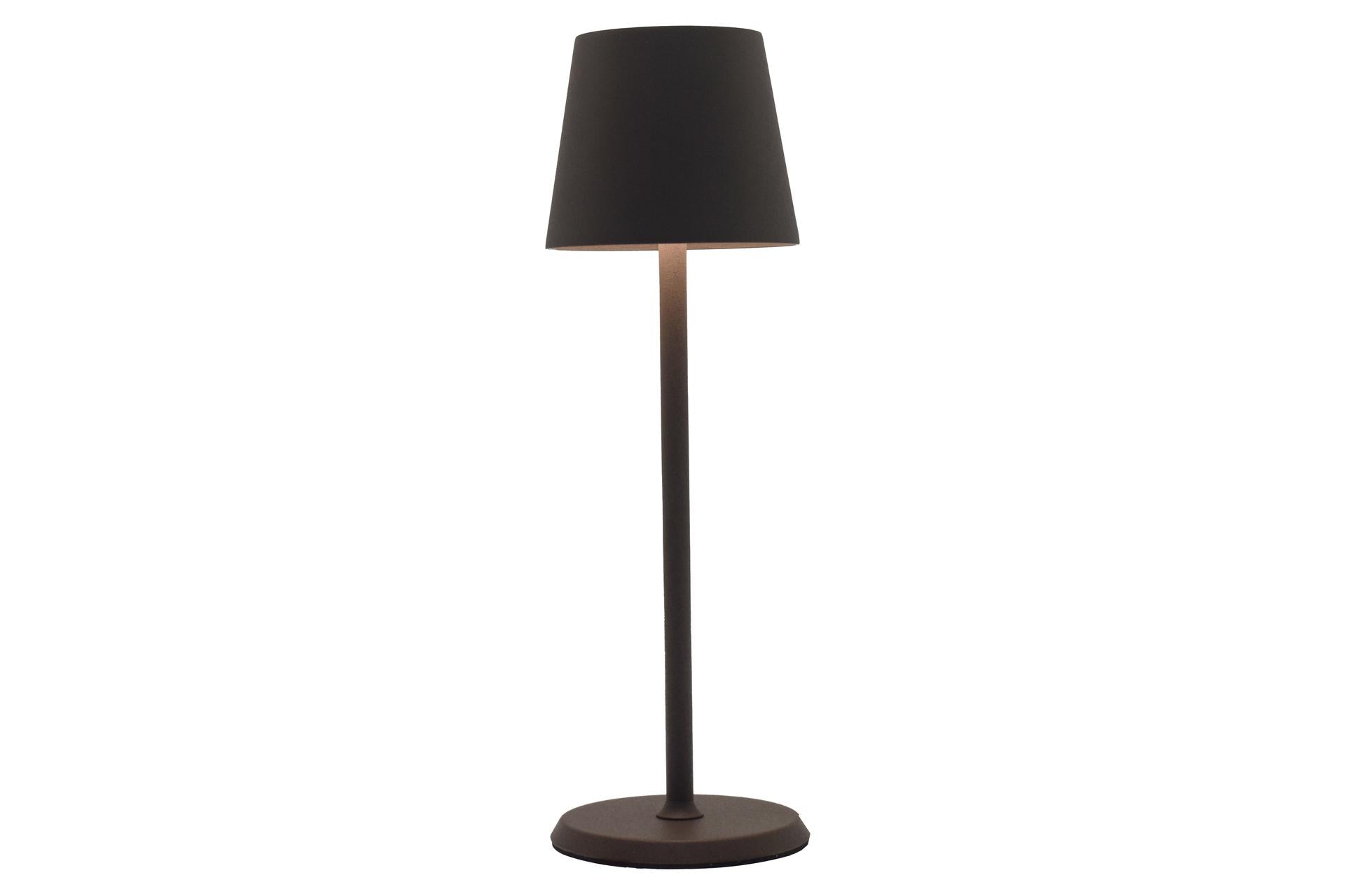 Import Tavola Professional Lumiere Round Lampada da Tavolo LED Ø10 cm H.34 cm - Bronzo, Ricaricabile, Dimmerabile, IP54, Uso Interno/Esterno