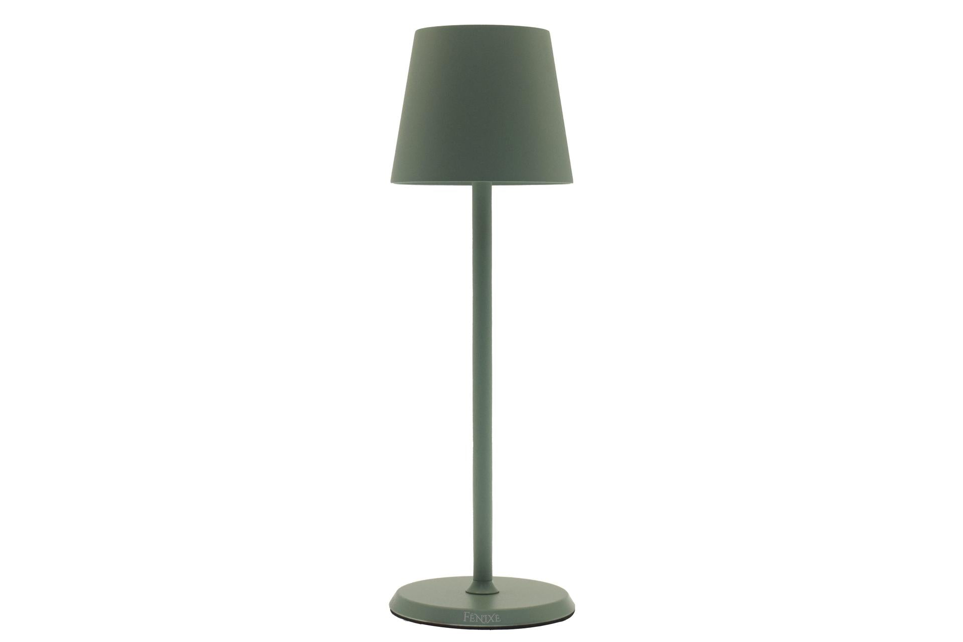 Import Tavola Professional Lumiere Round Lampada da Tavolo LED Ø10 cm H.34 cm - Salvia, Ricaricabile, Dimmerabile, IP54, Uso Interno/Esterno