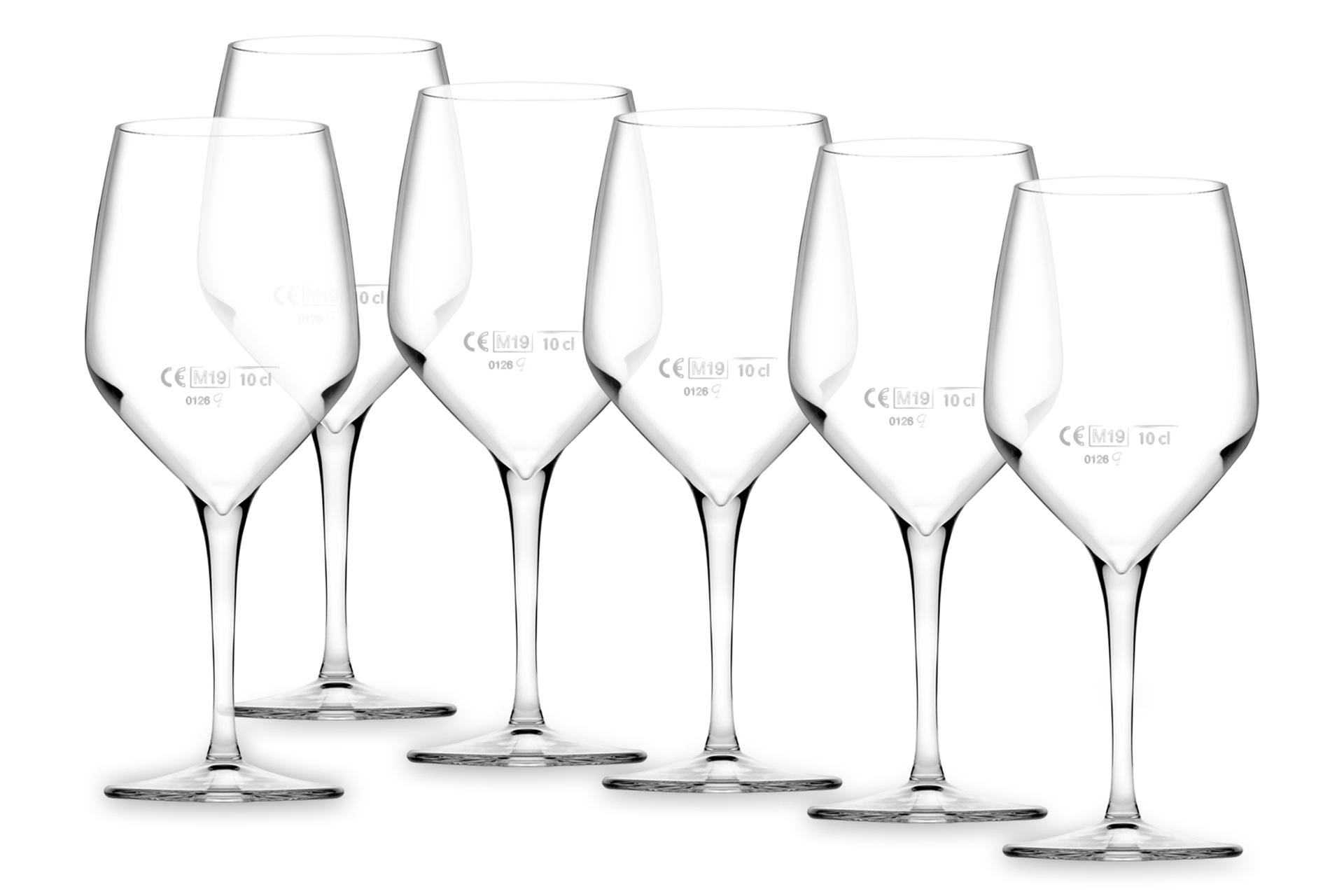 Pasabahce Napa Set 6 Calici Vino Rosso Cl 47 Con Tacca - Tagliato a Freddo - Set 6 Pz