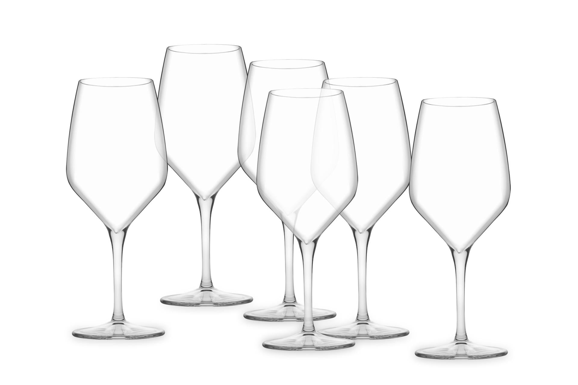 Pasabahce Napa Set 6 Calici Vino Rosso 58 cl - Tagliato a Freddo - Set 6 Pz
