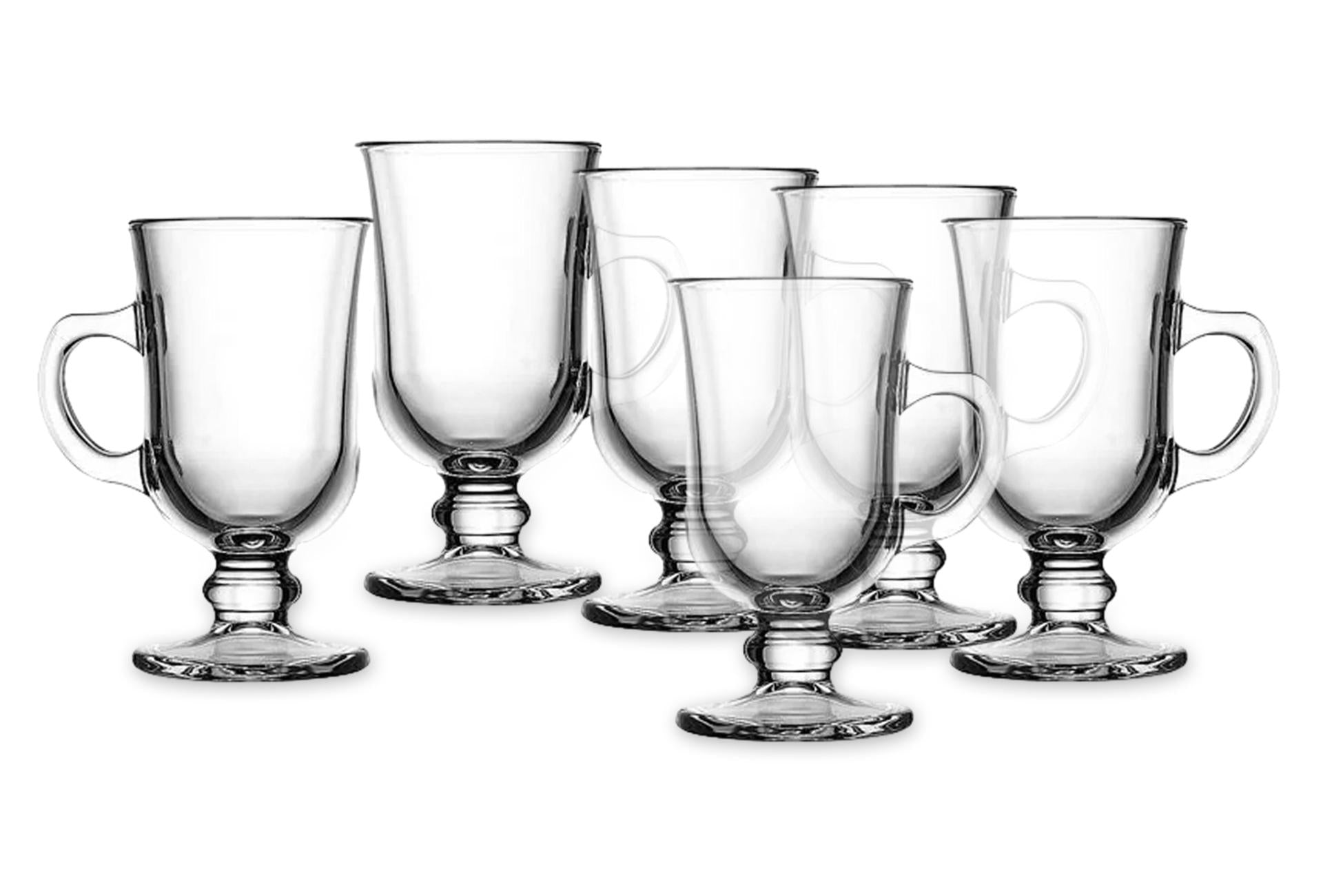 B.V.Koninklijke Leerdam Bill Warm-Mini Set 6 Bicchieri Con Manico 12 cl In Vetro Temperato - Set 6 Pz