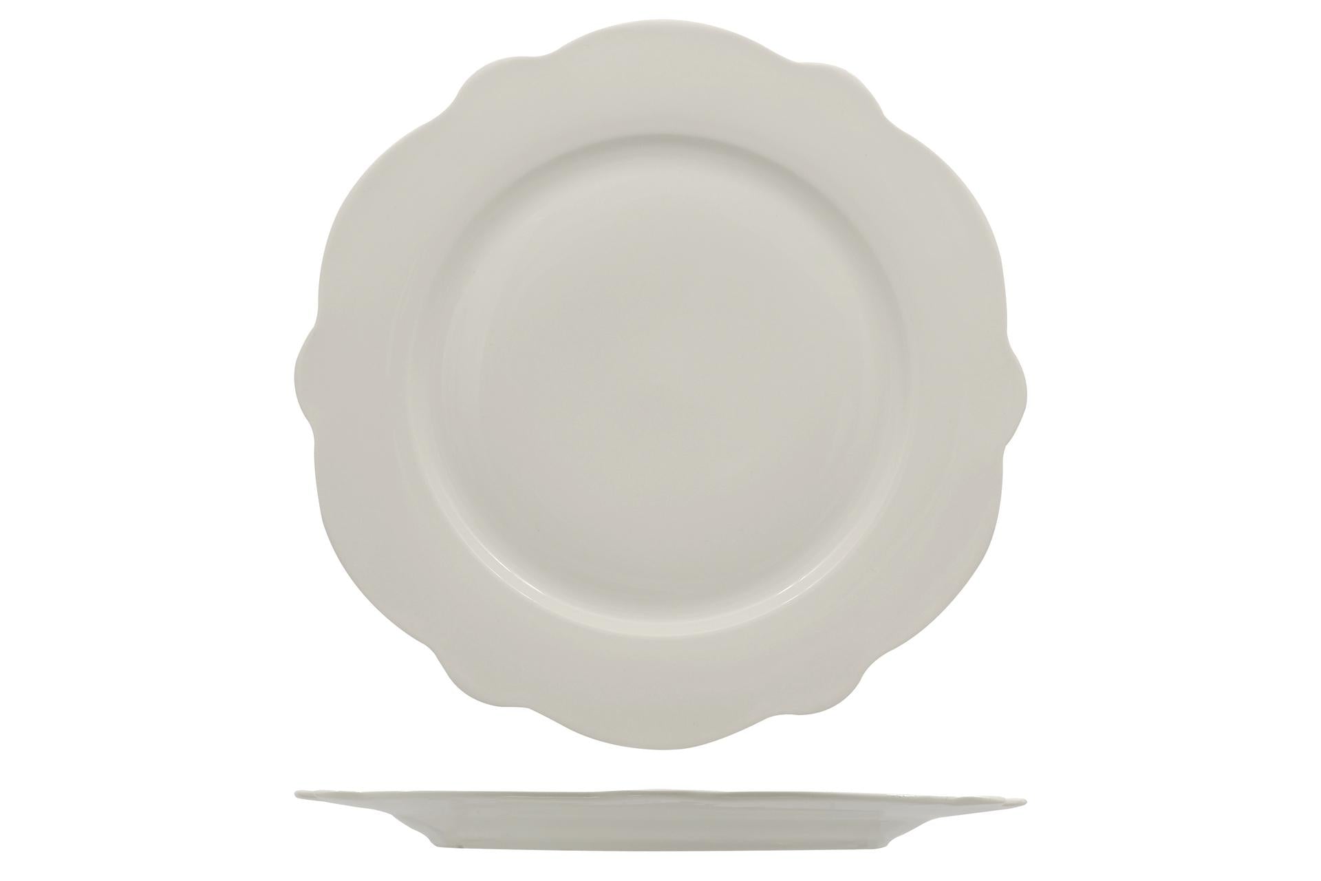 Import Tavola Professional Grace Piatto Piano Ø30.5 cm In Porcellana Alluminica - Set 6 Pz