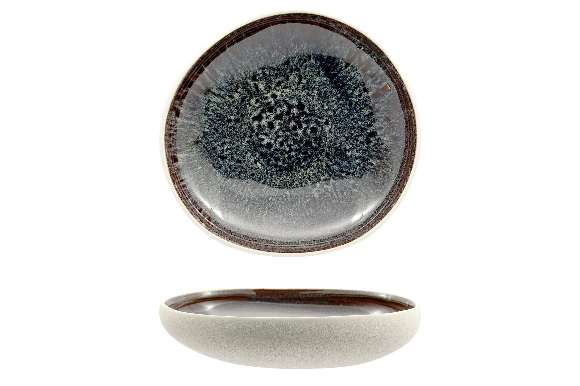 Import Tavola Professional Genesys Evo Blu Piatto Fondo Ø19.8 cm In Porcellana - Set 4 Pz