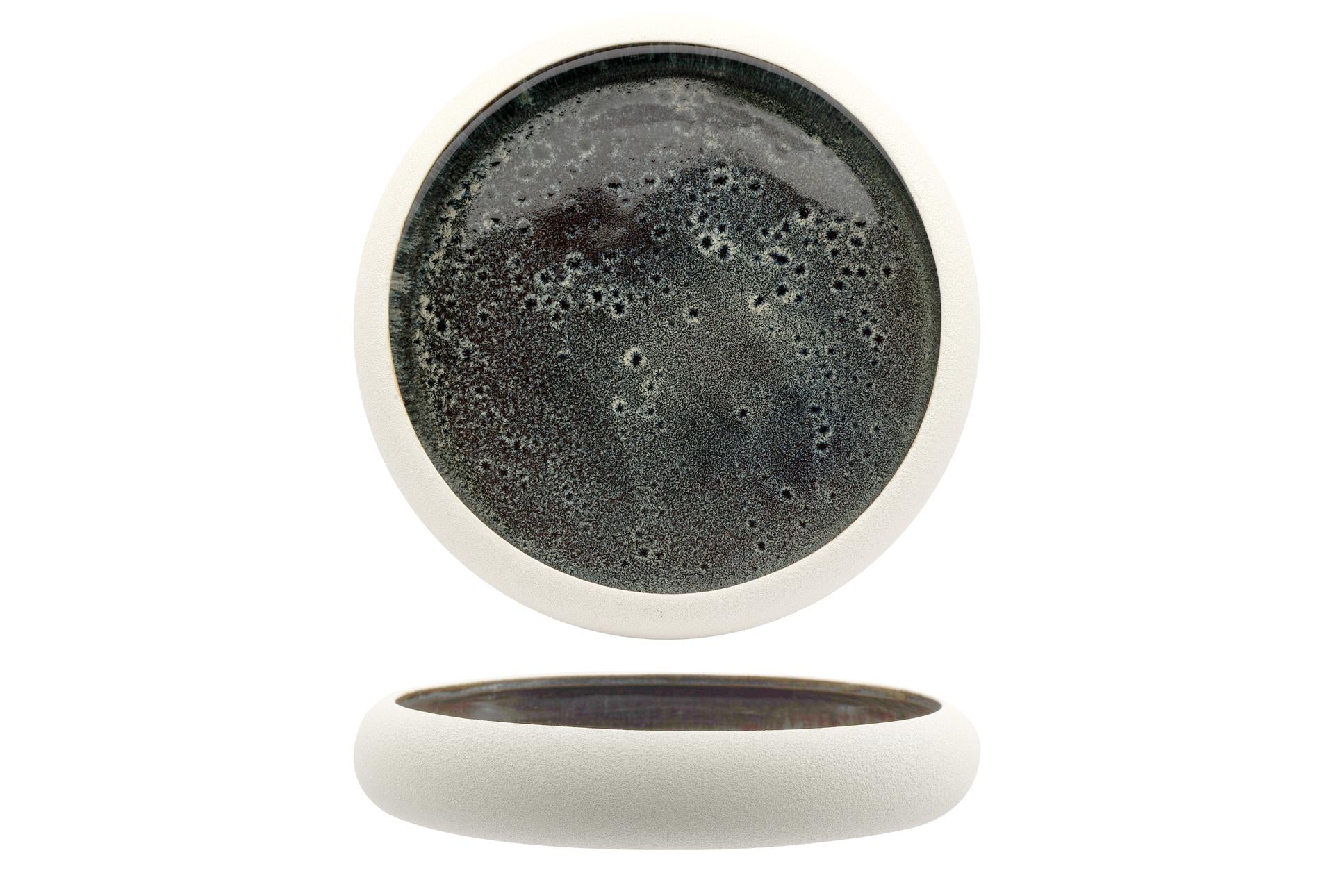 Import Tavola Professional Genesys Evo Piatto Alto a Nido Ø27 cm In Porcellana Blu - Set 6 Pz