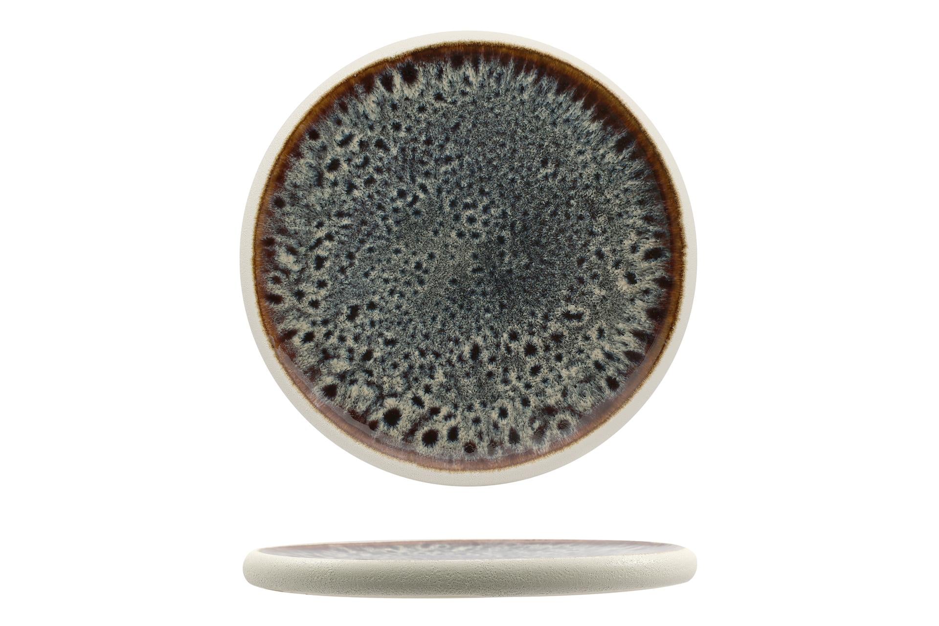 Genesys Evo Piatto Basso Ø23 cm In Porcellana Blu - Import Tavola Professional - Set 4 Pz