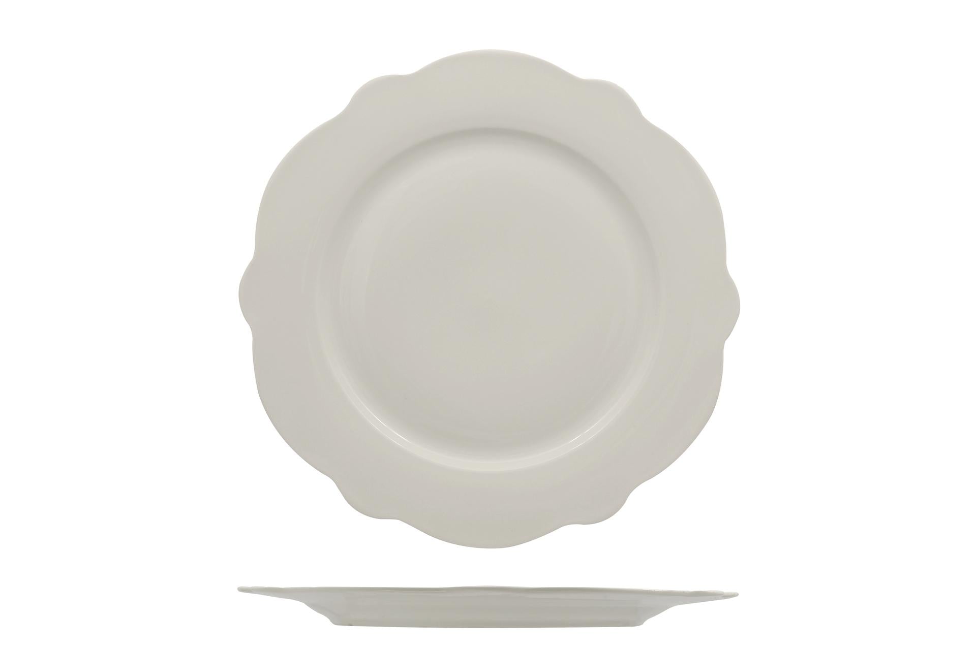 Import Tavola Professional Grace Piatto Piano Ø26.7 cm In Porcellana Alluminica - Set 6 Pz