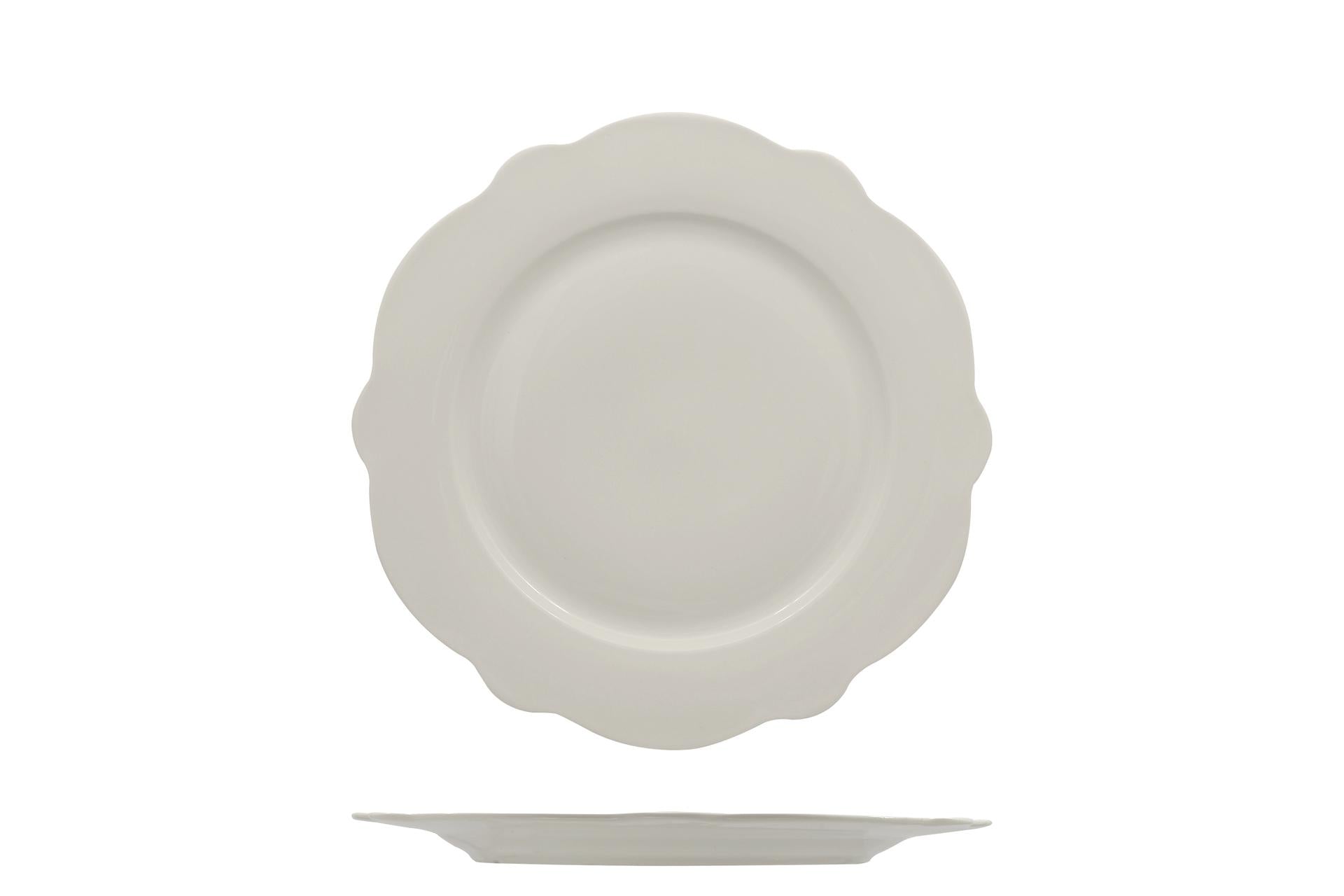 Import Tavola Professional Grace Piatto Piano Ø21 cm In Porcellana Alluminica - Set 6 Pz