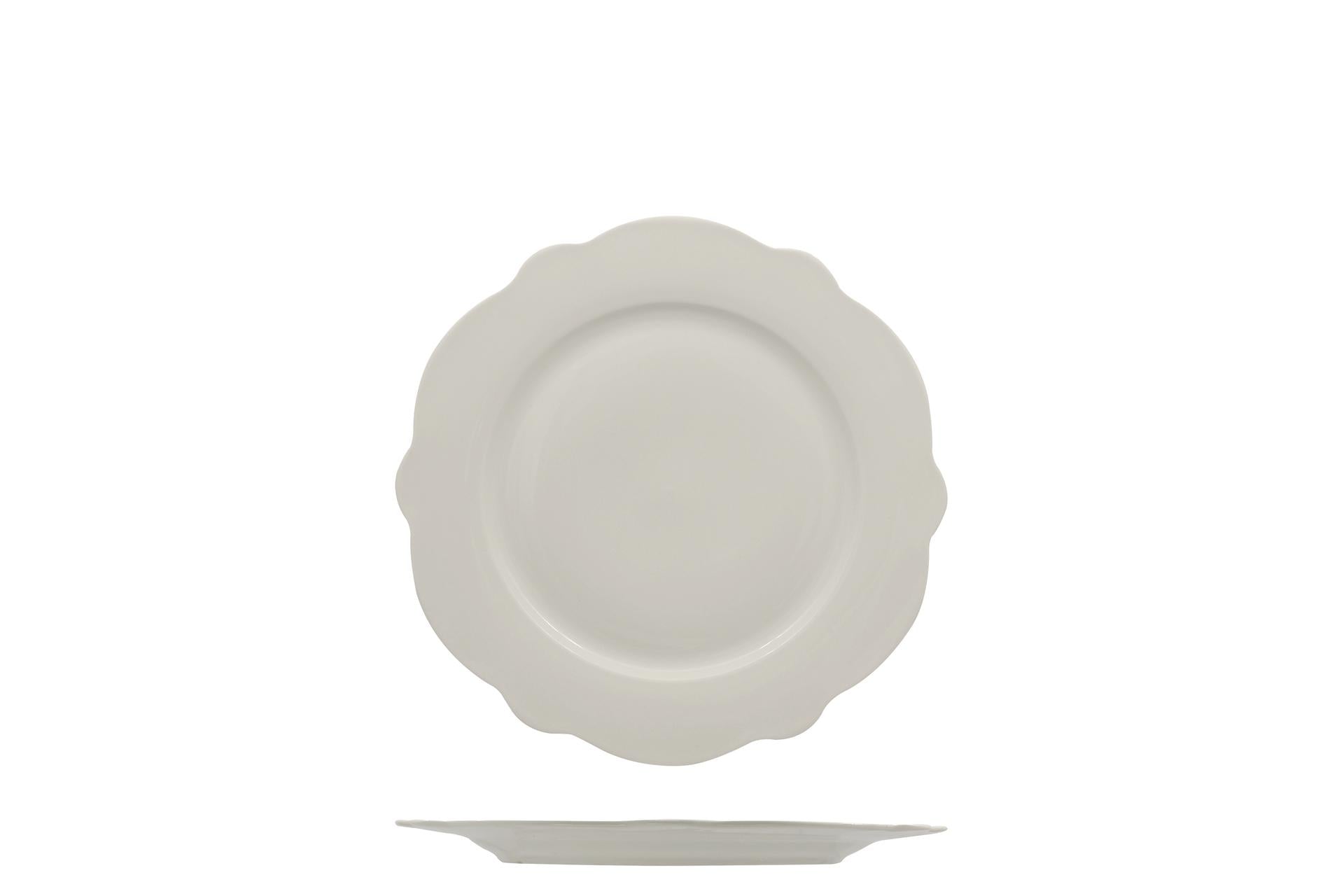 Import Tavola Professional Grace Piatto Piano Ø15 cm In Porcellana Alluminica - Set 6 Pz