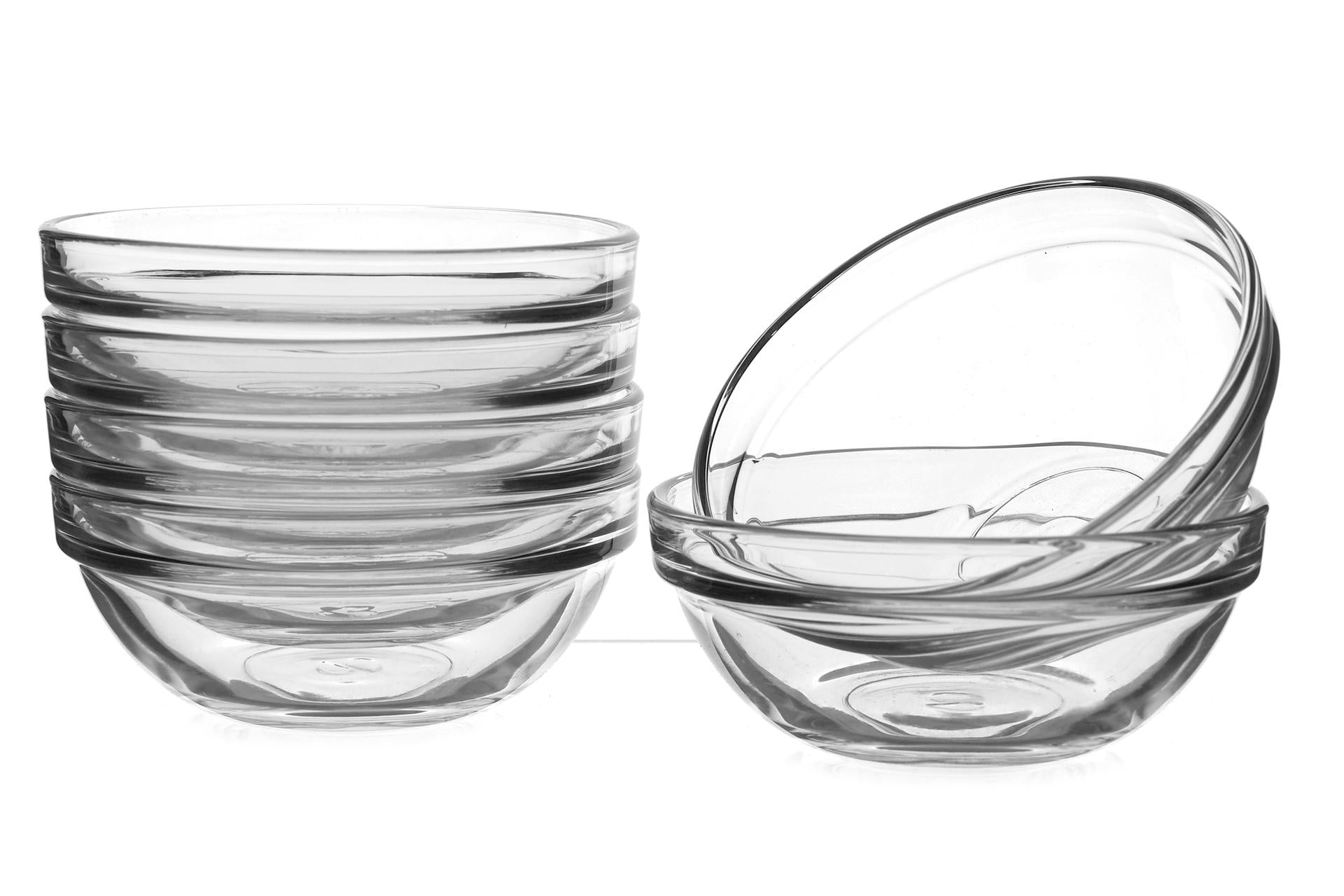 Pasabahce Chef S Set 6 Coppette Impilabili Ø9 cm In Vetro - Set 6 Pz
