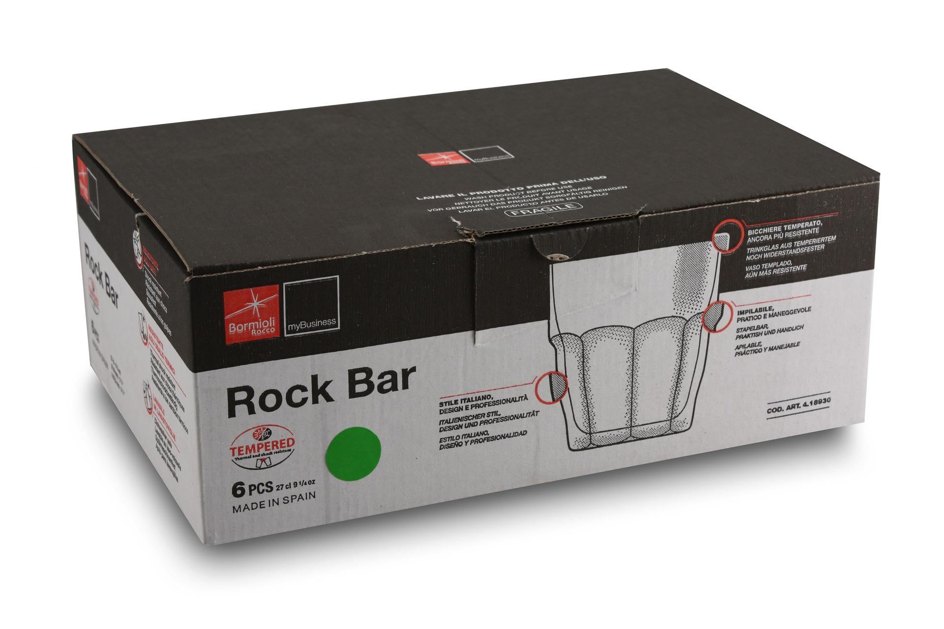 Bormioli Rocco Rock Bar Mint Bicchiere Rocks 27 cl - Set 6 Pz 4