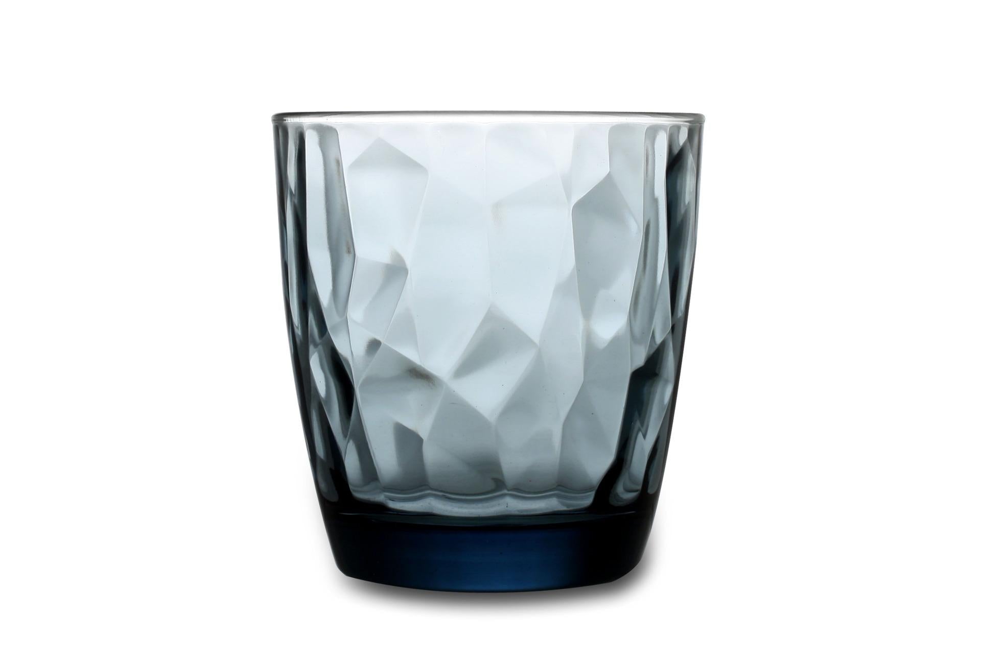 Bormioli Rocco Diamond Blue Bicchieri Acqua Cl.30.5 In Vetro Colorato - Set 6 Pz 1