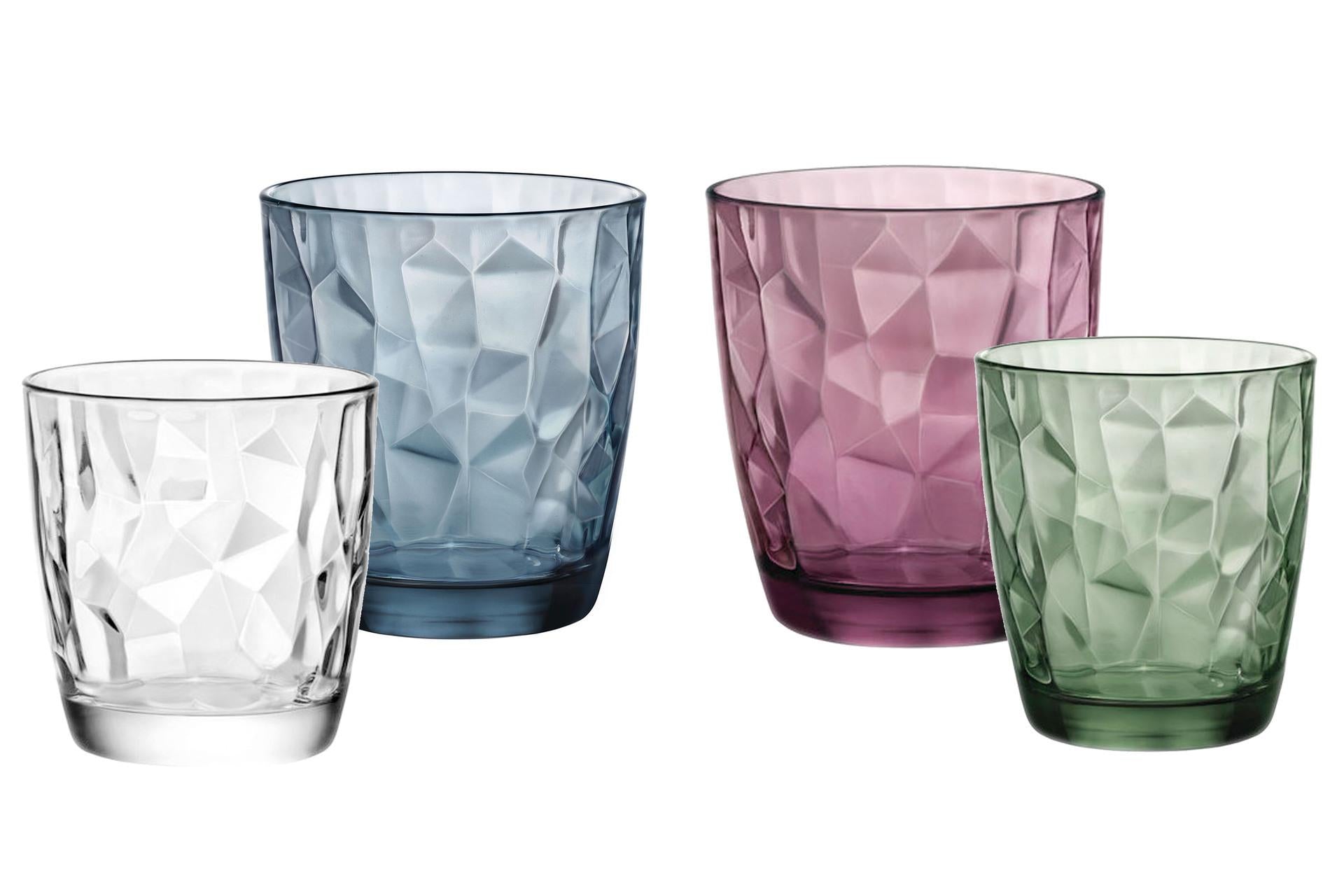 Bormioli Rocco Diamond Blue Bicchieri Acqua Cl.30.5 In Vetro Colorato - Set 6 Pz 5