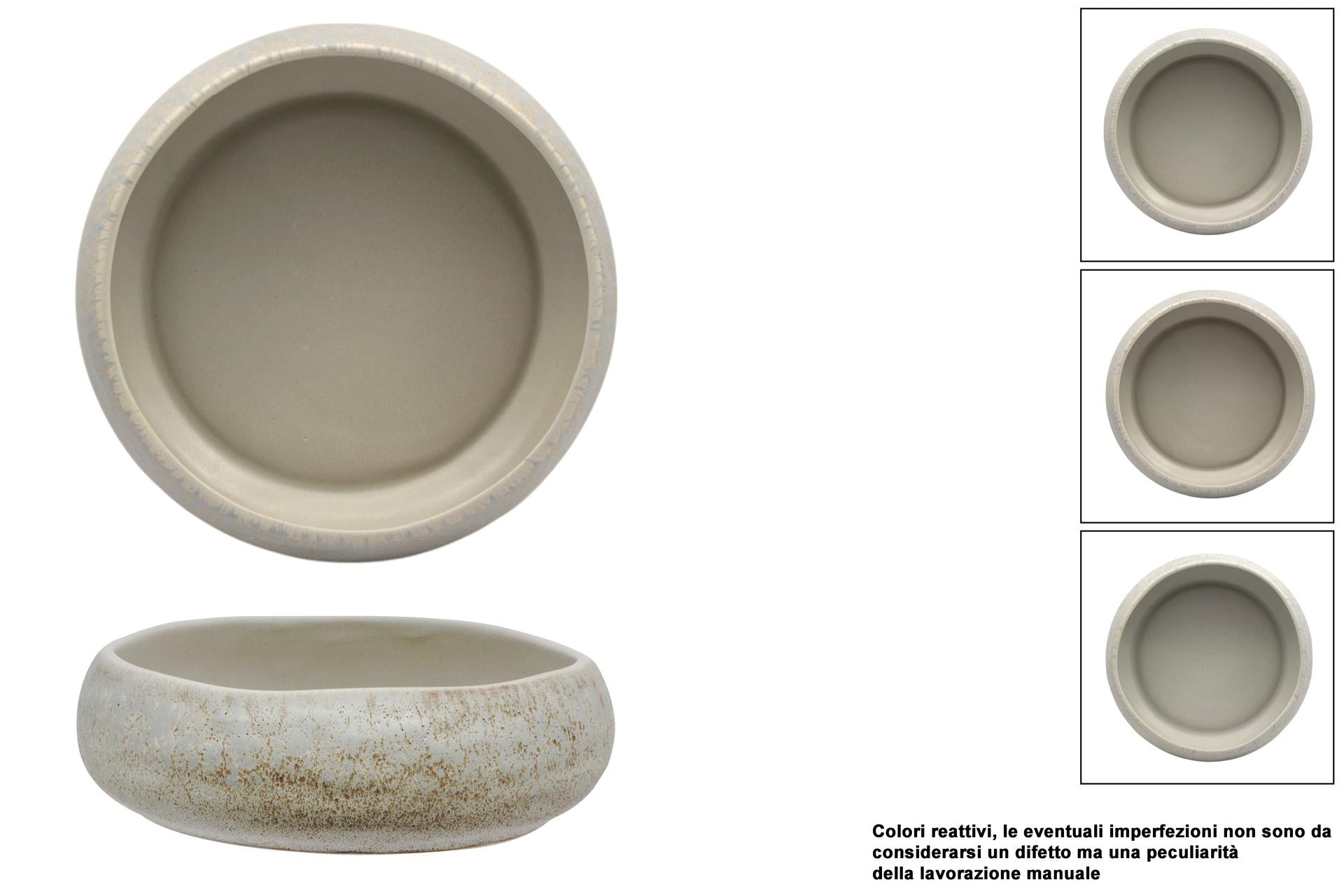 Import Tavola Professional Antiqua Insalatiera Nido Ø18 cm In Gres Porcellanato Effetto Pietra - Set 6 Pz