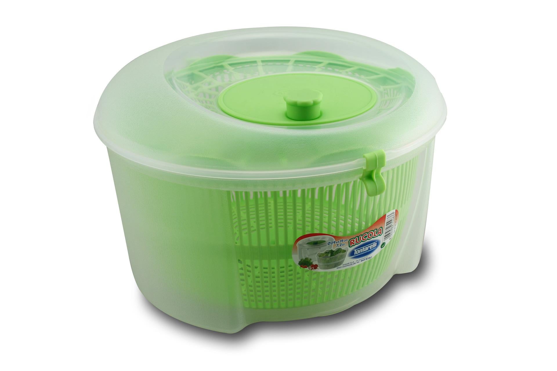 Tontarelli Scolainsalata Rucola 7.2L - Ø29 cm Verde