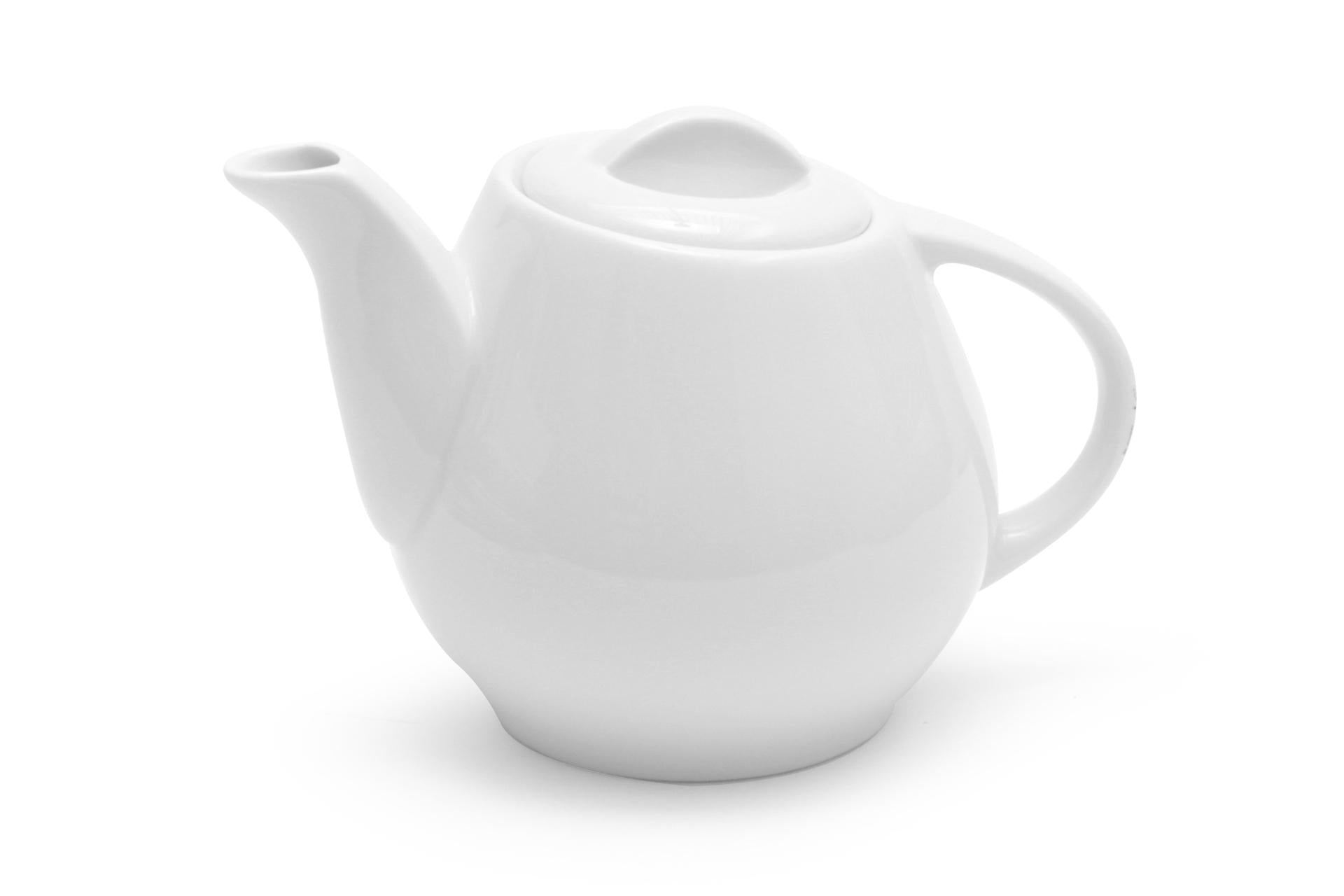 Lubiana Wawel Teiera 450 ml In Porcellana Bianca Con Coperchio